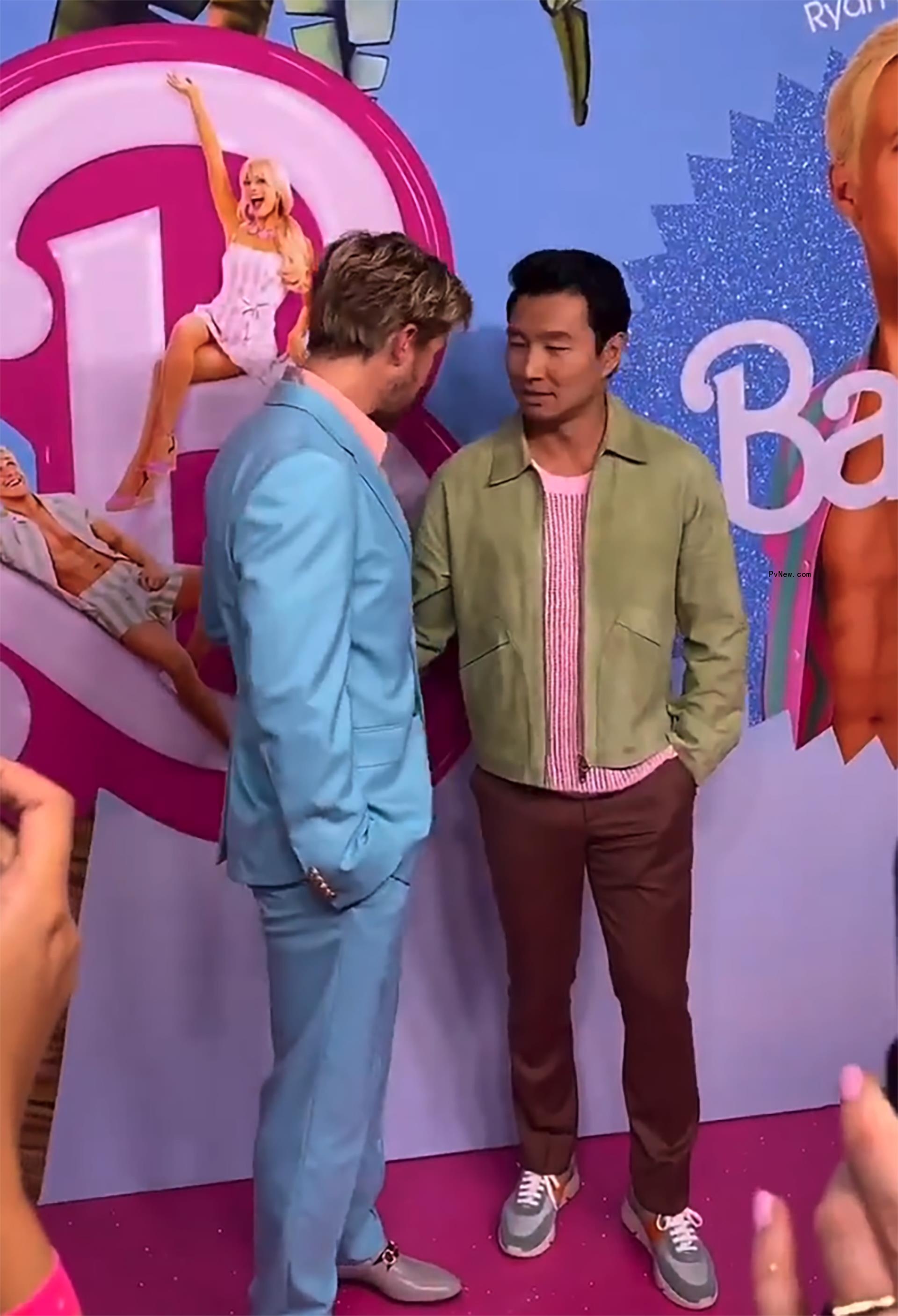 Ryan Gosling and Simu Liu on