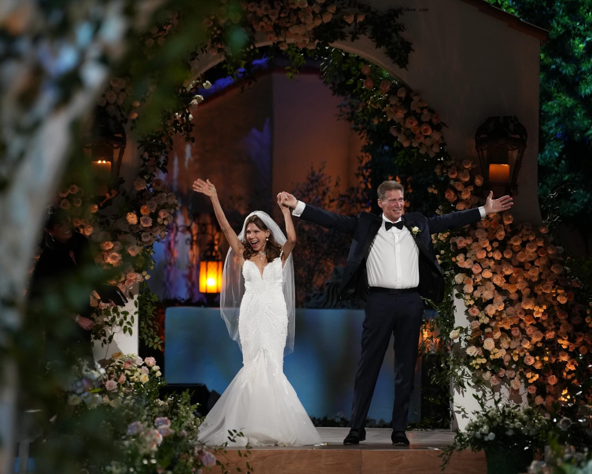 Gerry Turner and Theresa Nist at their wedding.