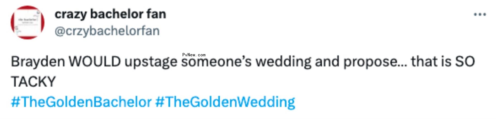 A screenshot of a tweet.