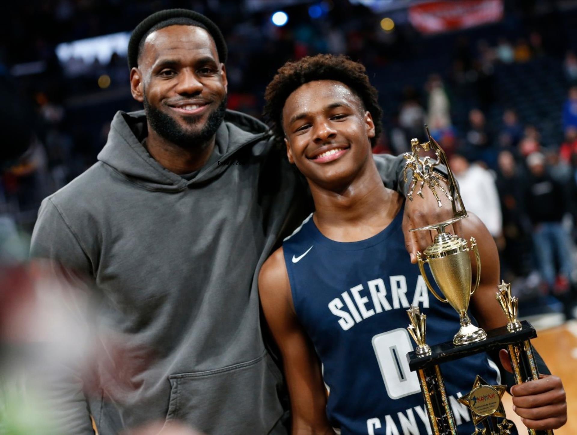 LeBron James and Bro<i></i>nny James