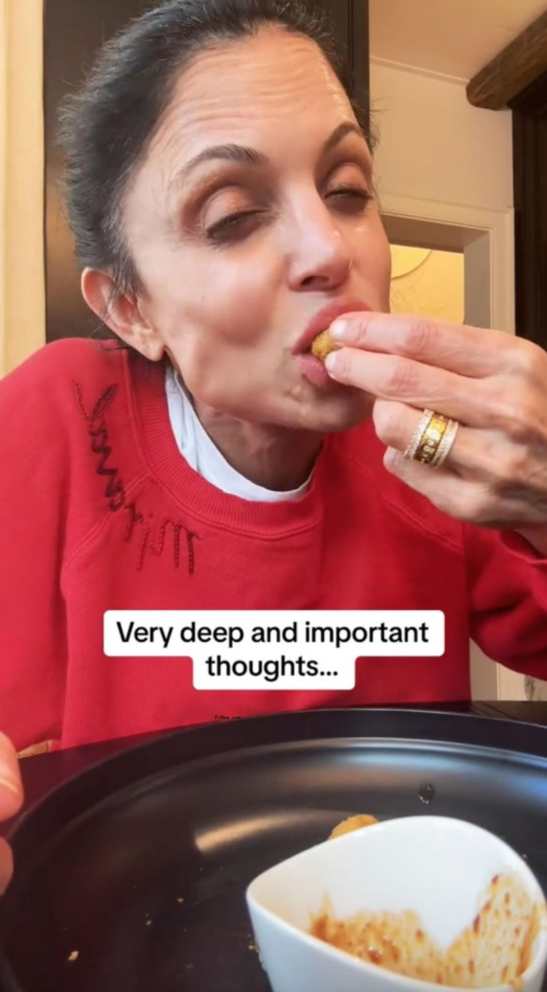 Bethenny Frankel on TikTok.