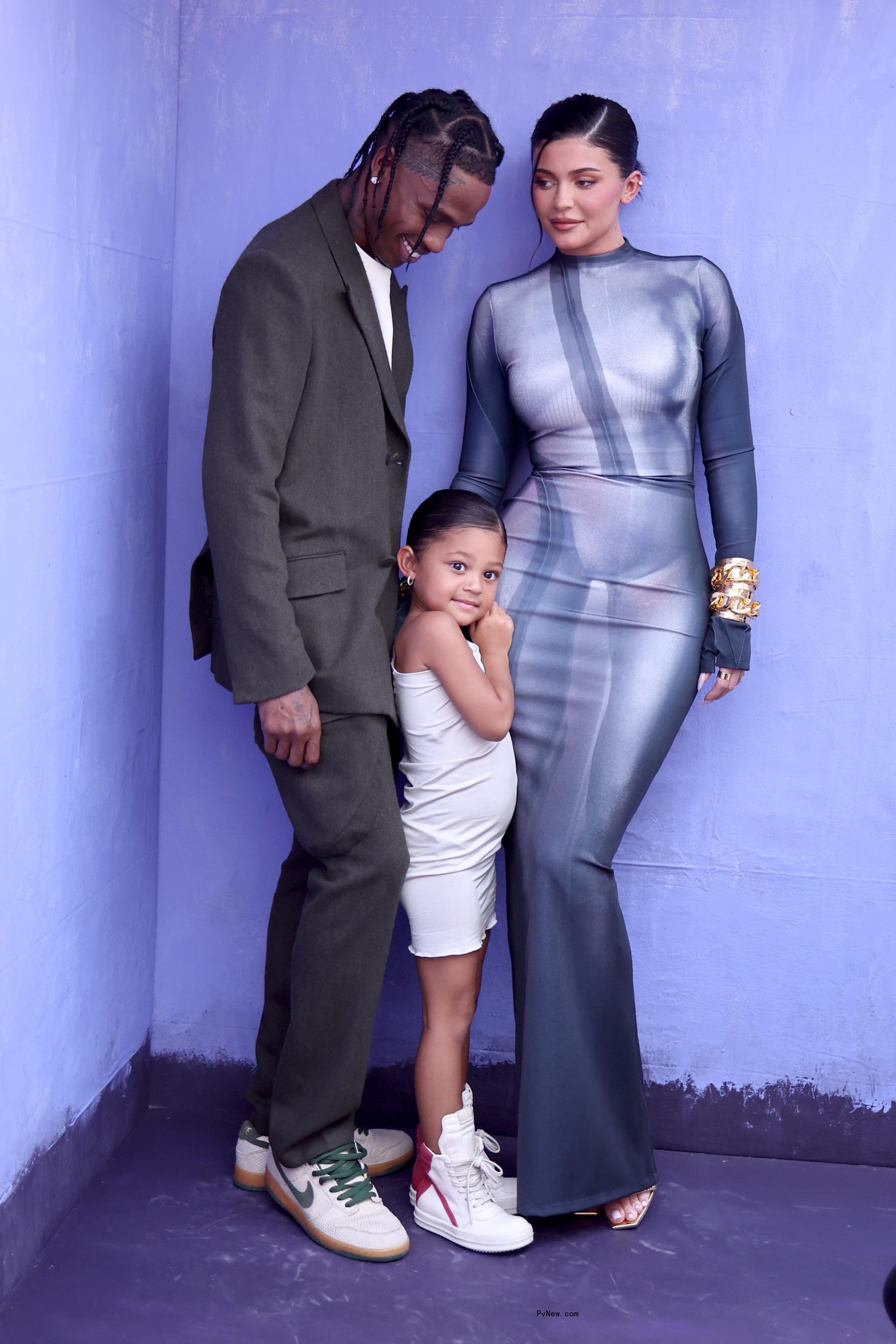Kylie Jenner, Travis Scott and daughter Stormi