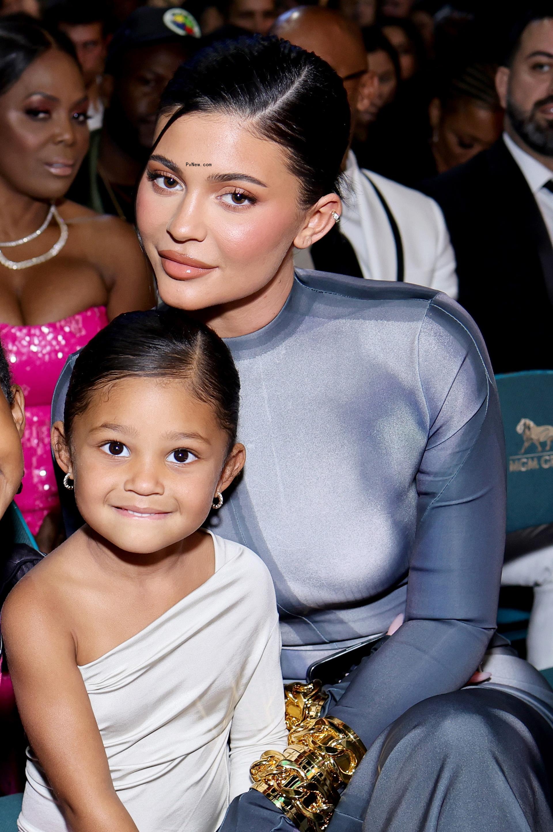 Kylie Jenner and Stormi.