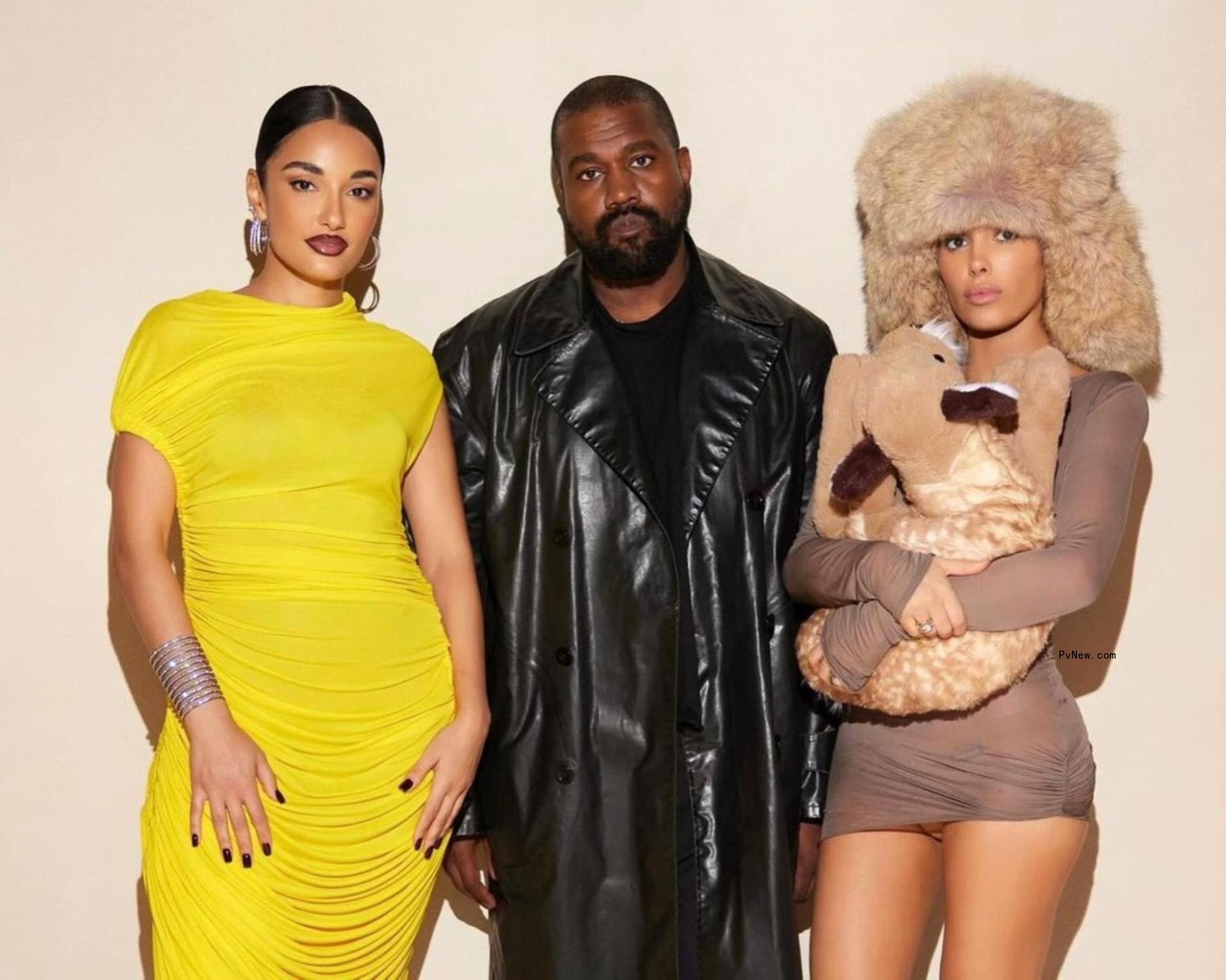 Kanye West and wife Bianca Censori