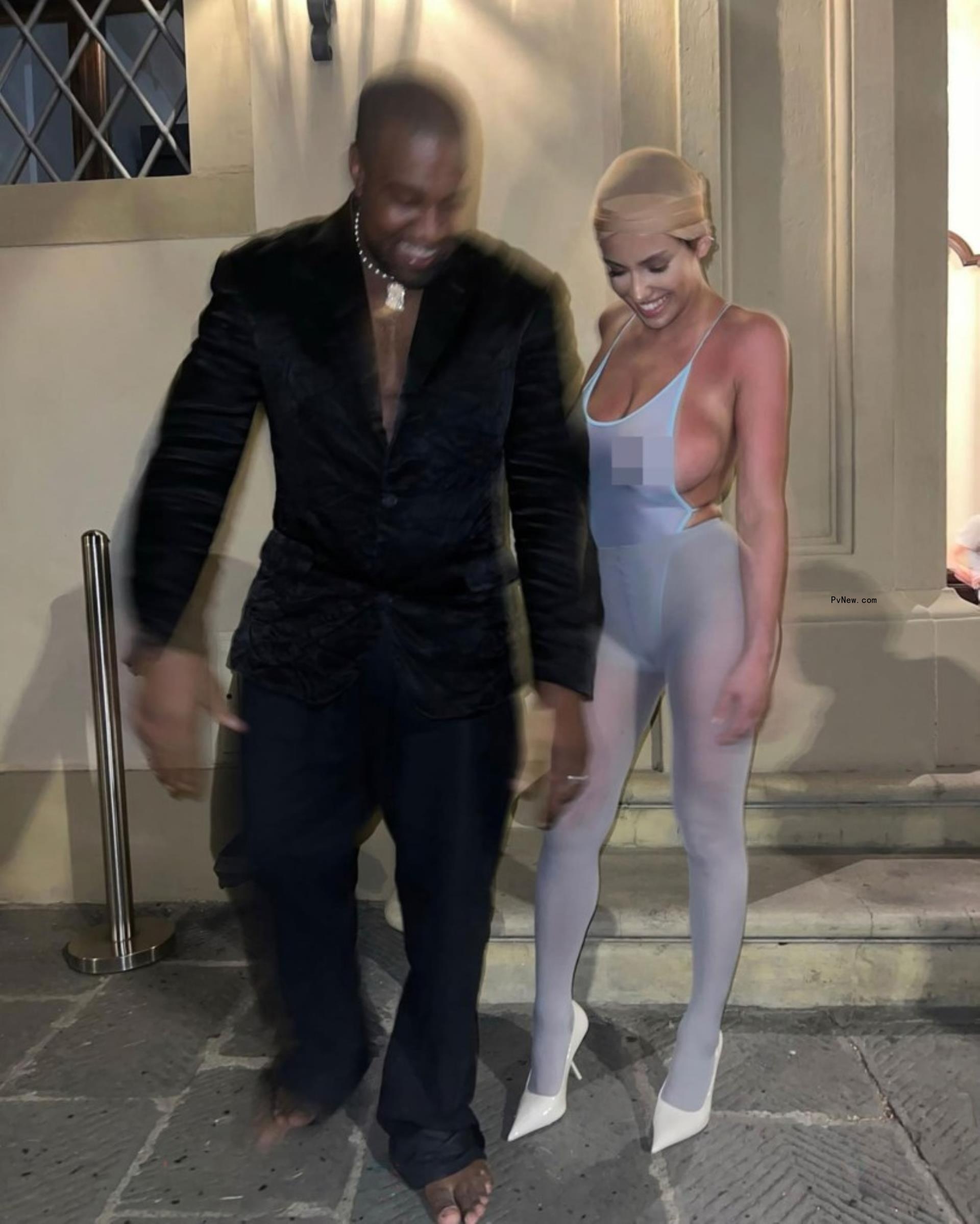 Kanye West and wife Bianca Censori