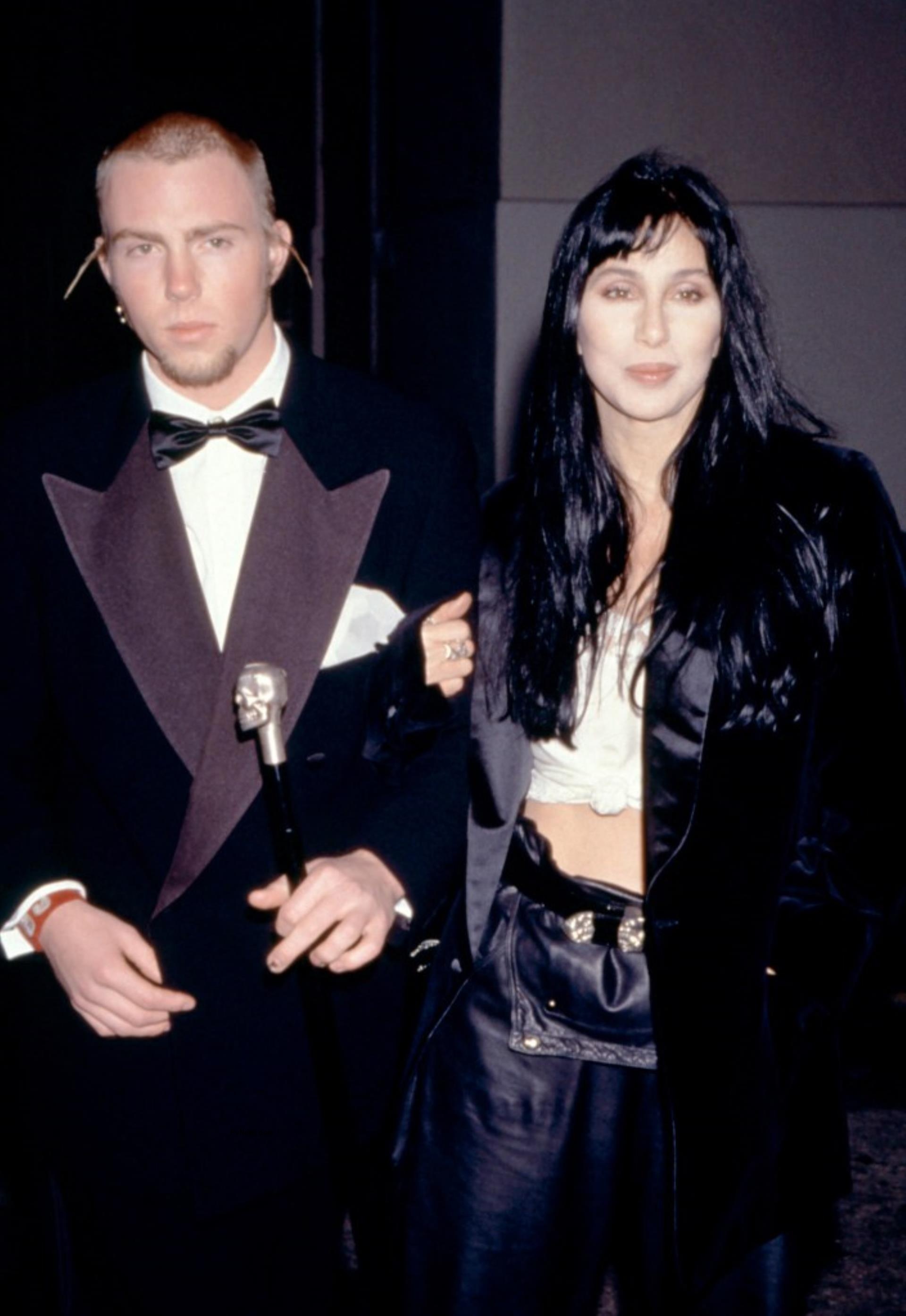 Cher and her son Elijah Blue Allman