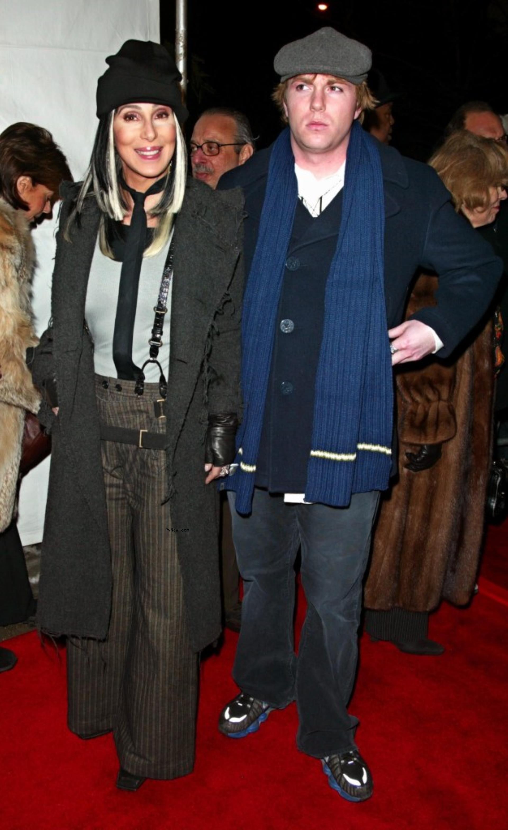 Cher and her son Elijah Blue Allman