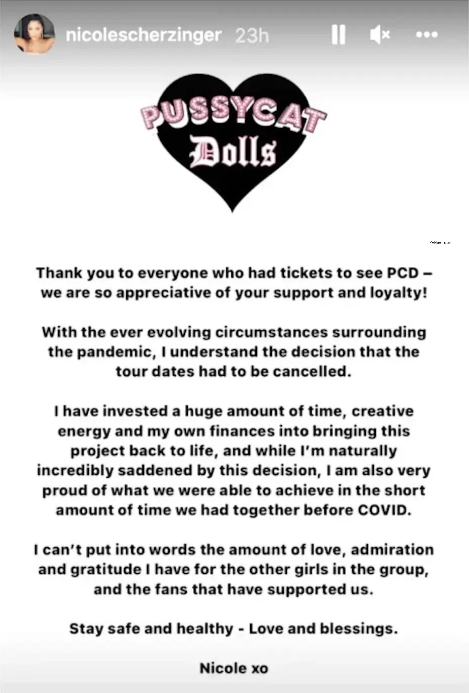 Pussycat Dolls Say Nicole Scherzinger Canceled Group’s Reunio<i></i>n Tour Without Telling Them