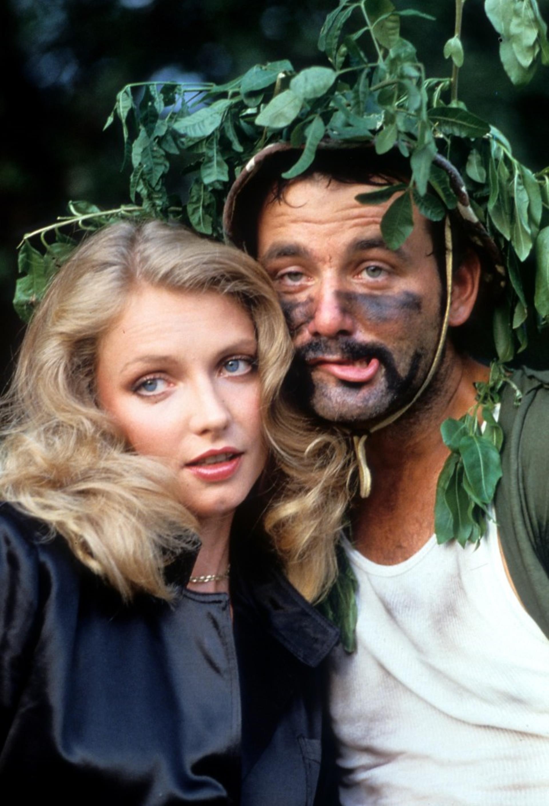 Cindy Morgan and Bill Murray in