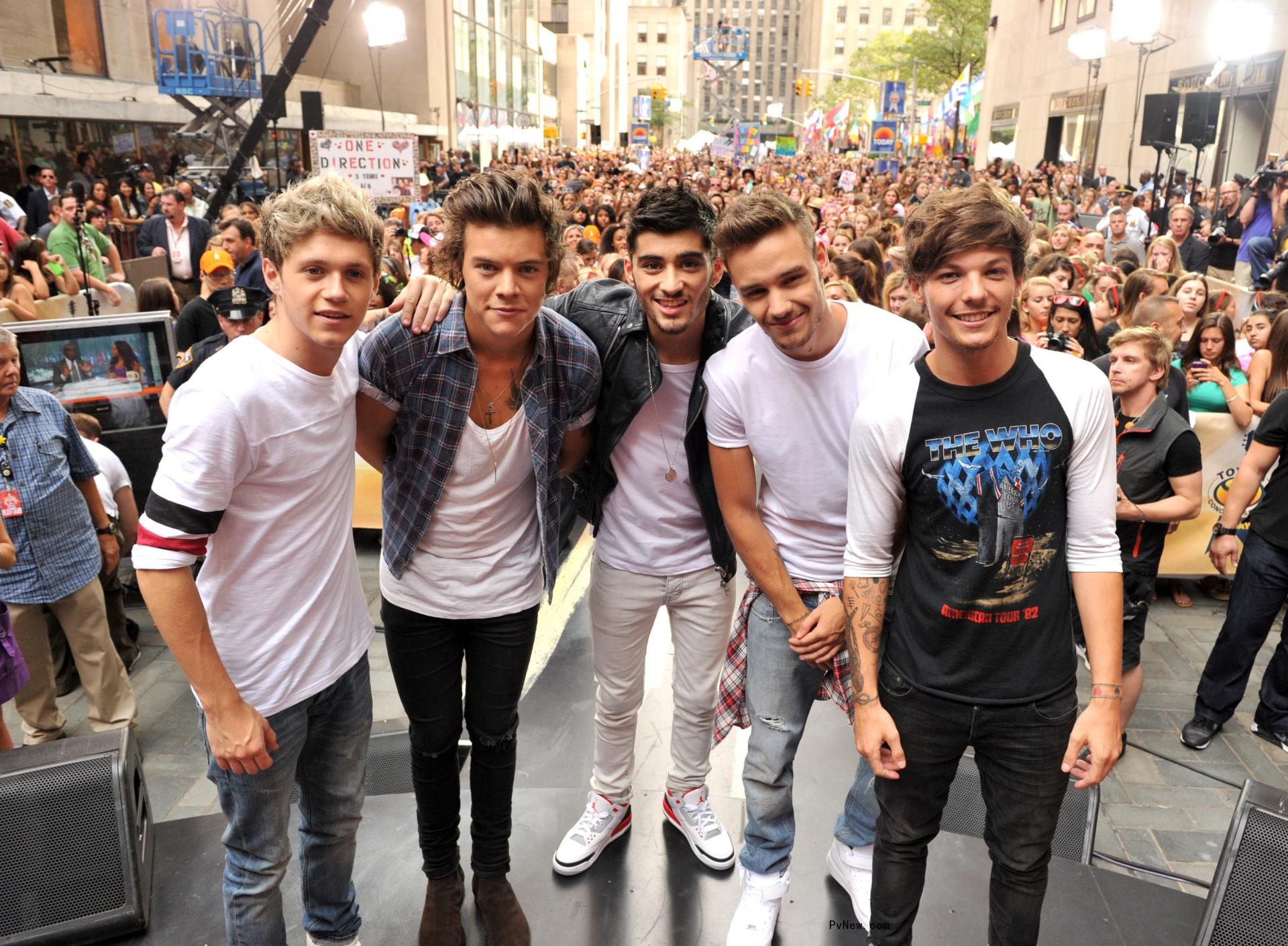 One Direction in New York in 2013.