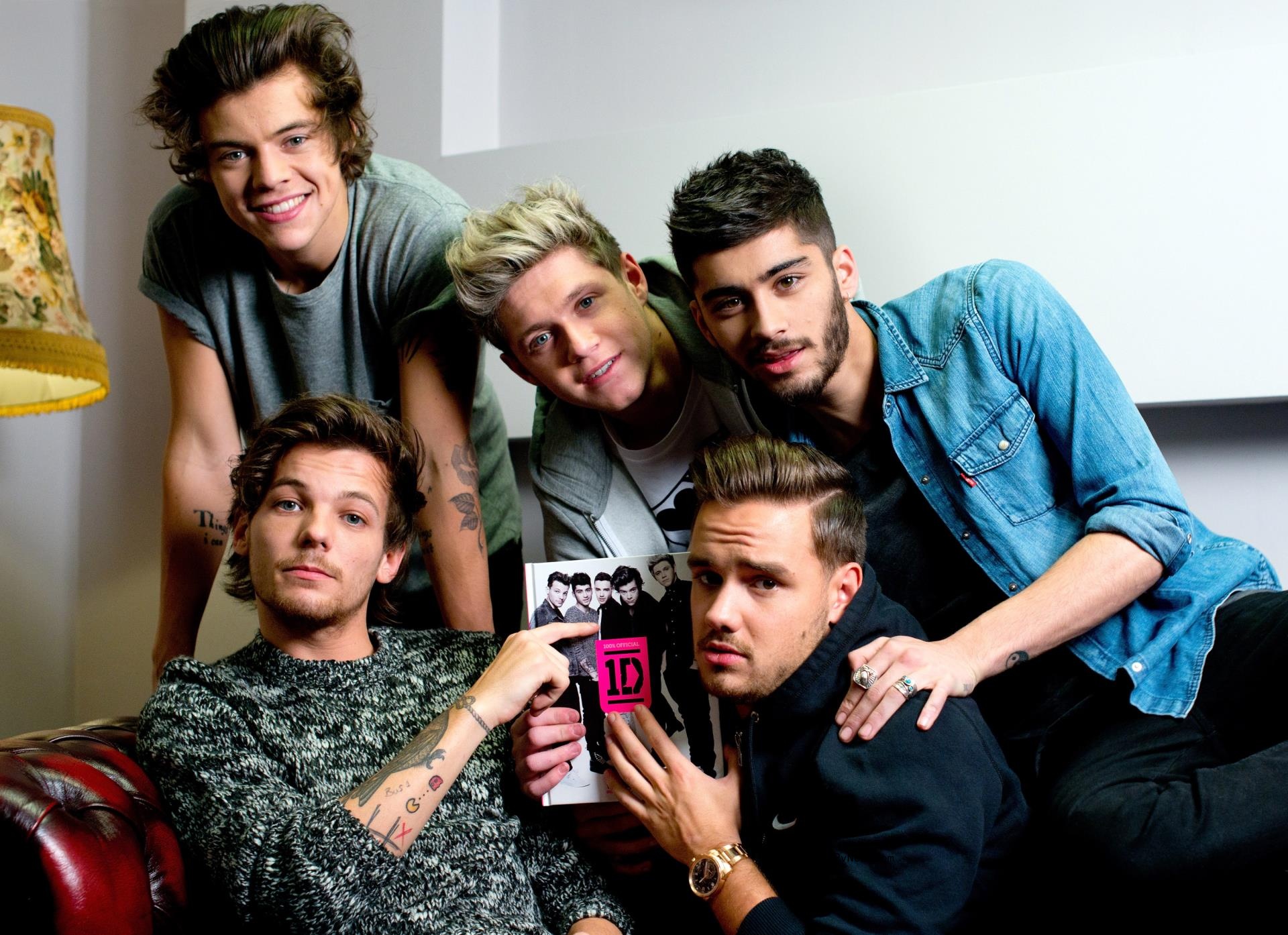 One Direction at a book signing in 2013.
