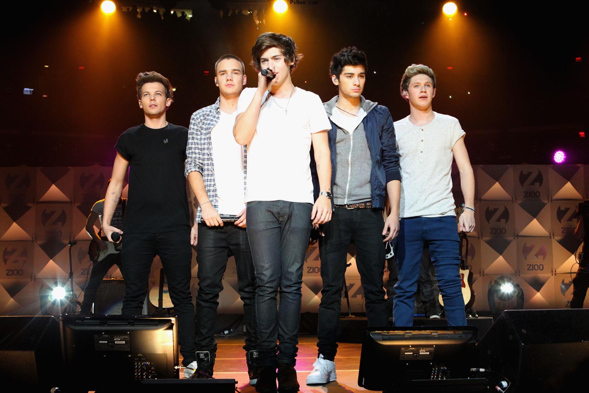 One Direction performing in 2012.