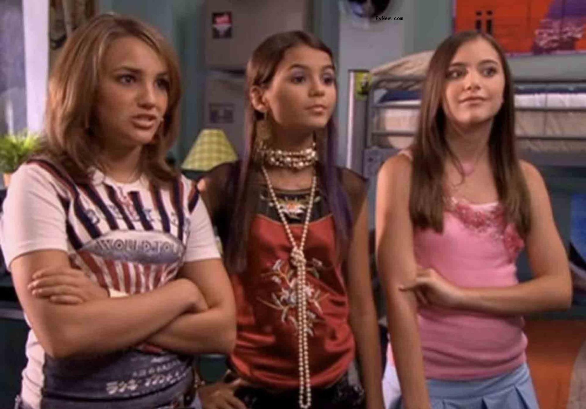Jamie Lynn Spears, Victoria Justice and Alexa Nikolas on 