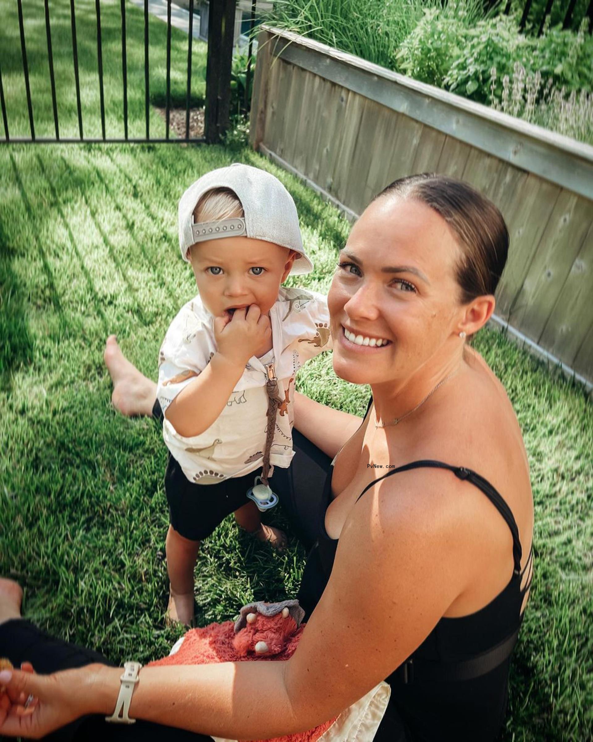 Kara Keough and son Vaughn