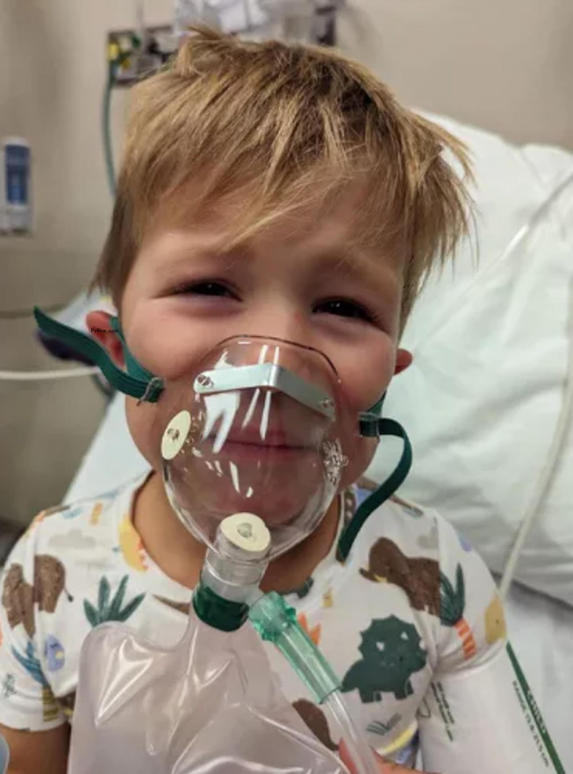Asher Miller in the hospital.