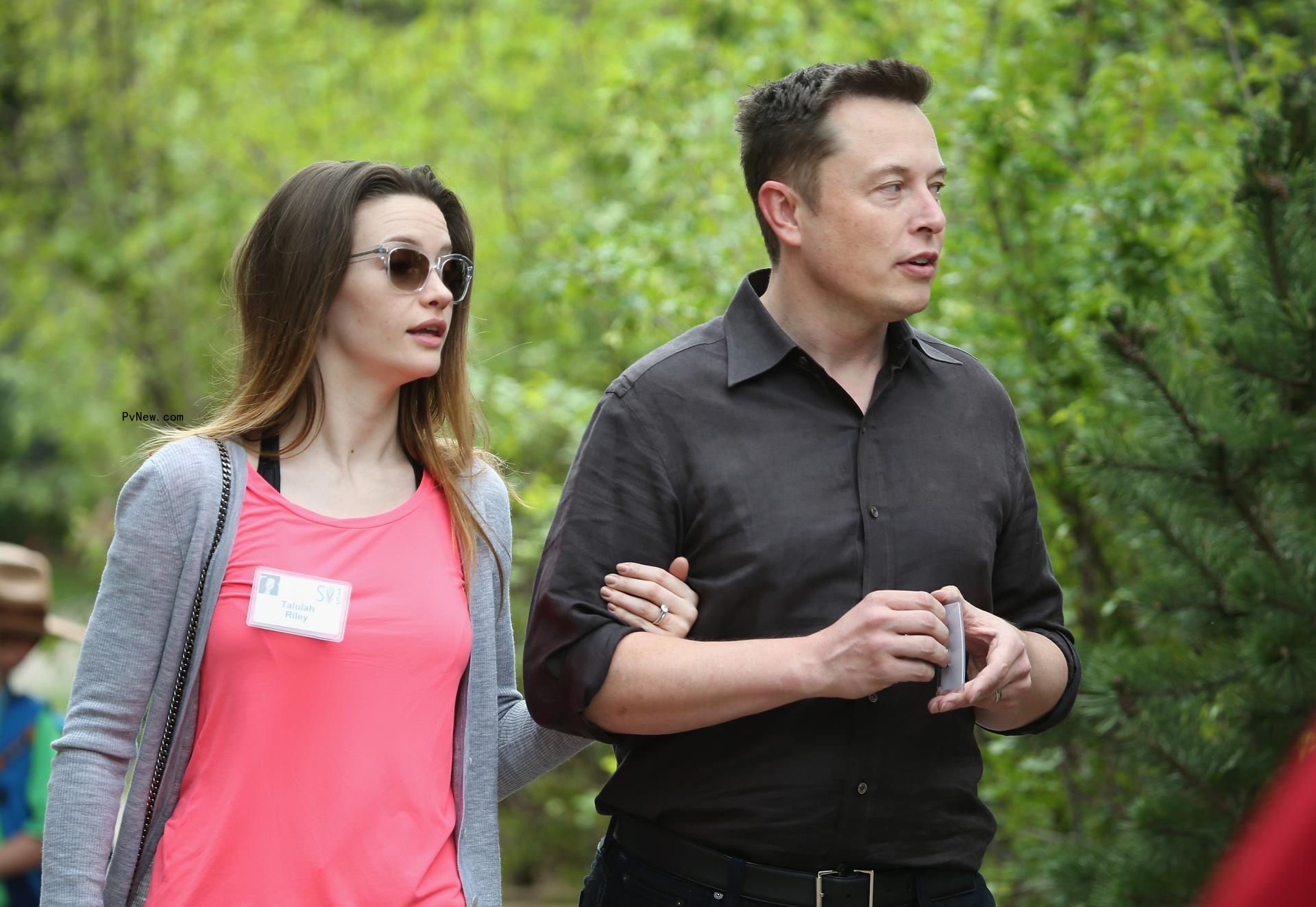 Talulah Riley and Elon Musk