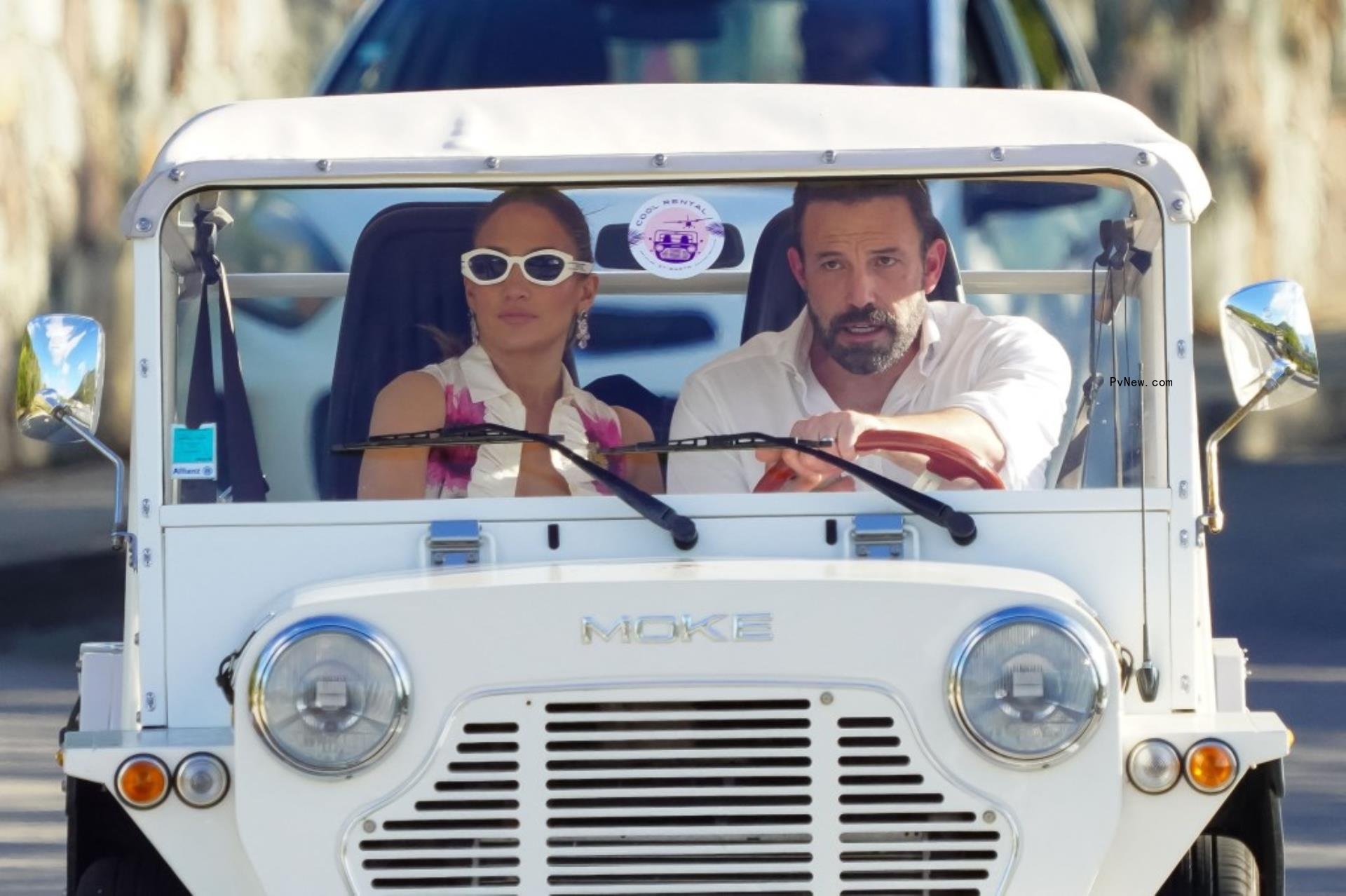 Jennifer Lopez and Ben Affleck.
