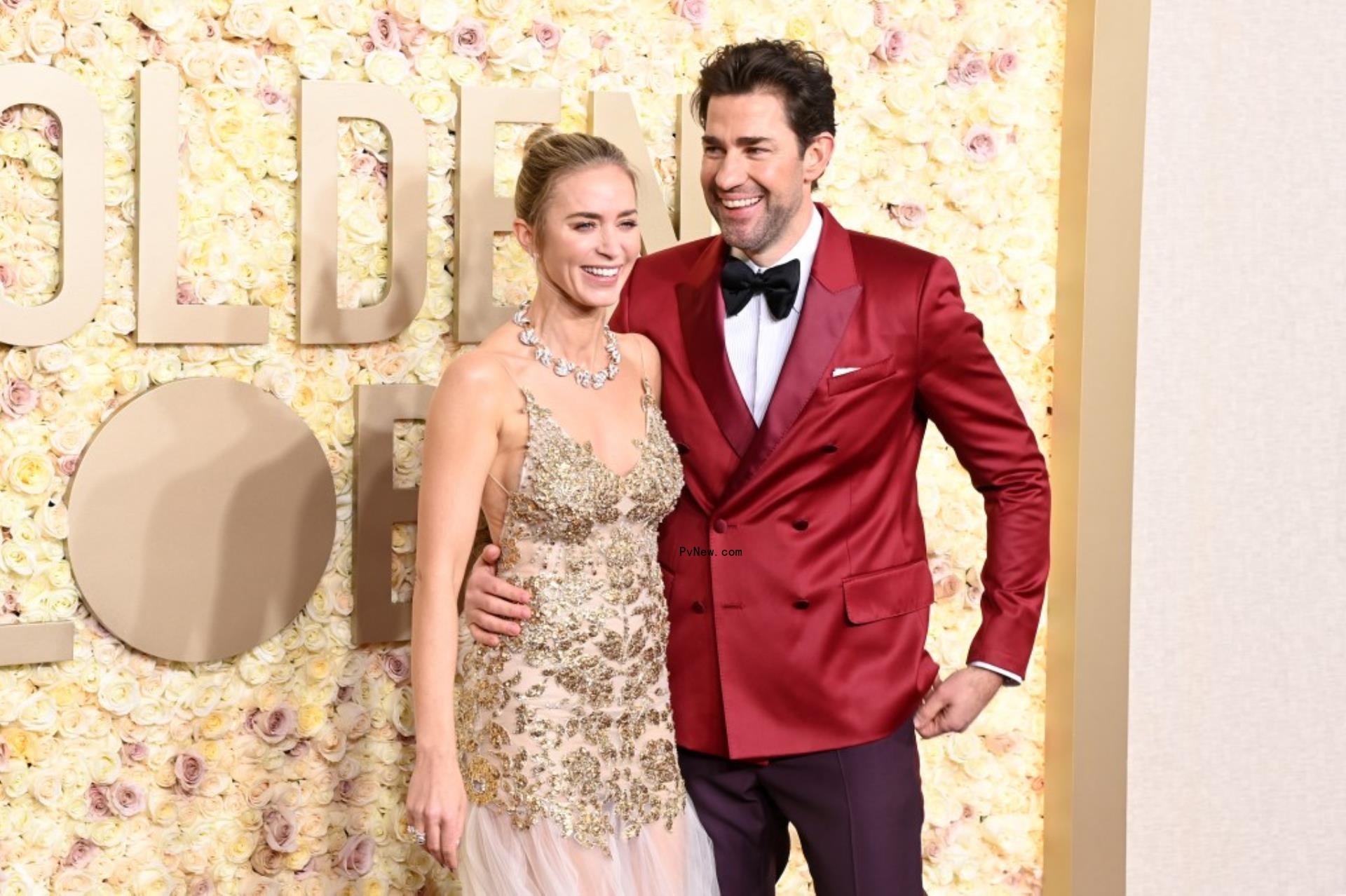 Emily Blunt and John Krasinski.