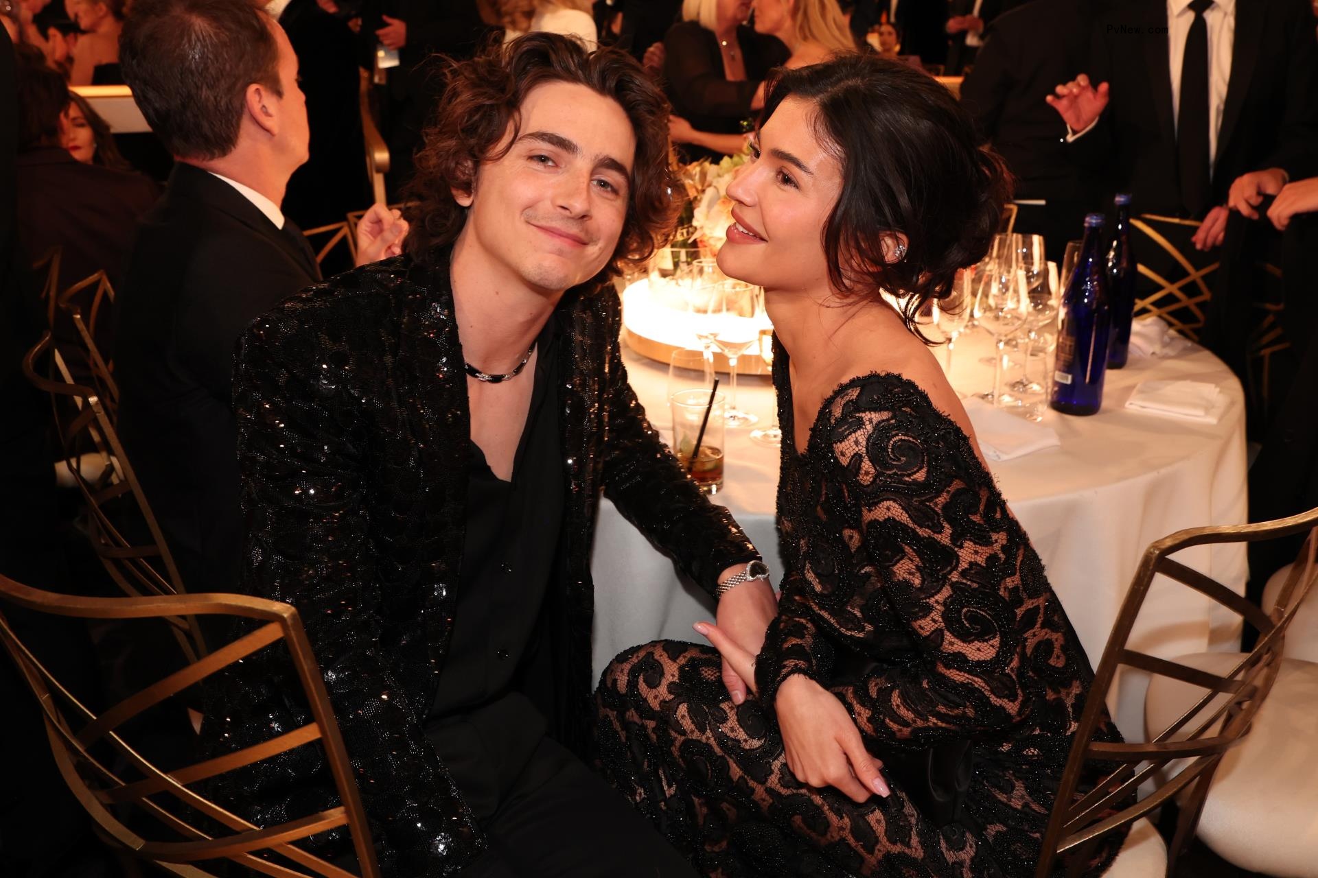 Timothée Chalamet and Kylie Jenner 