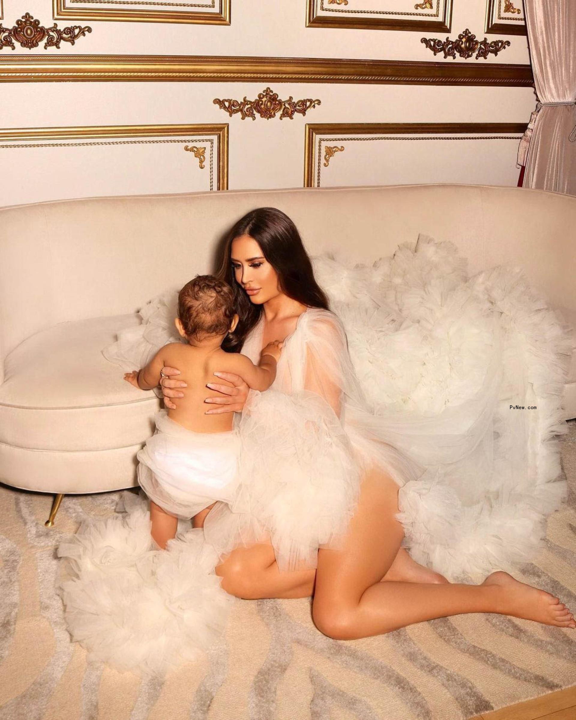 Maralee Nichols and her son, Theo.