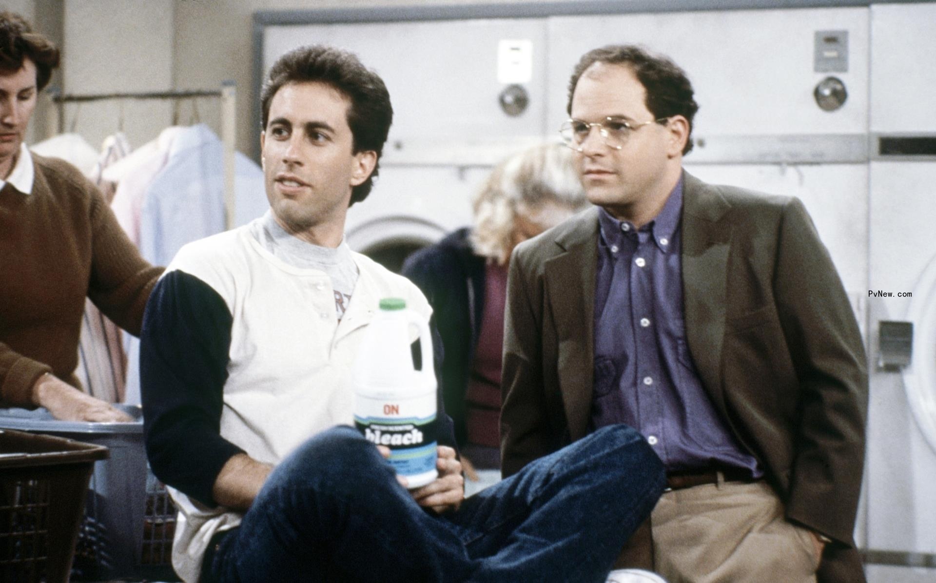 Jerry Seinfeld and Jason Alexander in