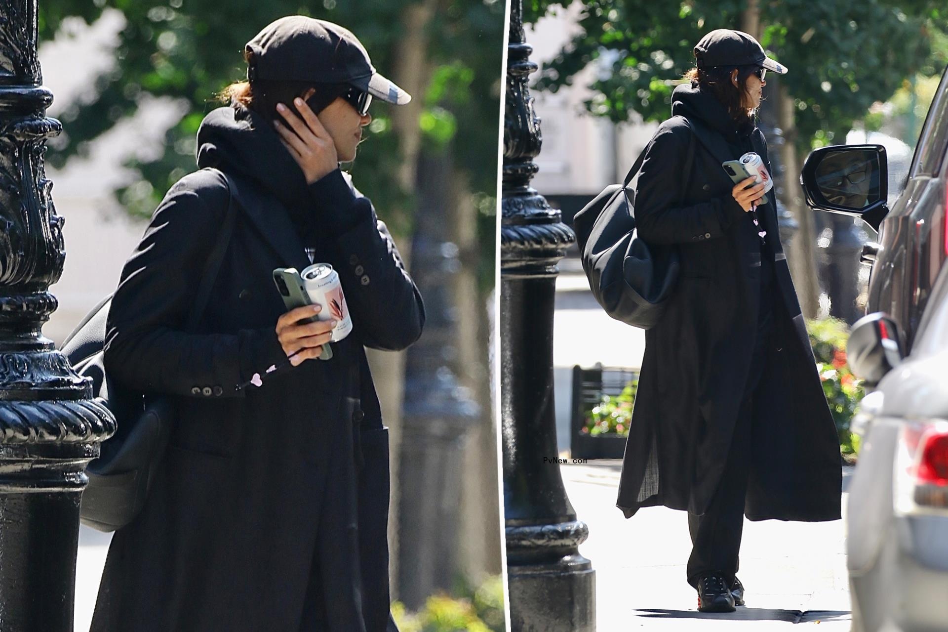 Irina Shayk keeps low profile with black coat, hat during NYC heat wave in first pics since Tom Brady rendezvous