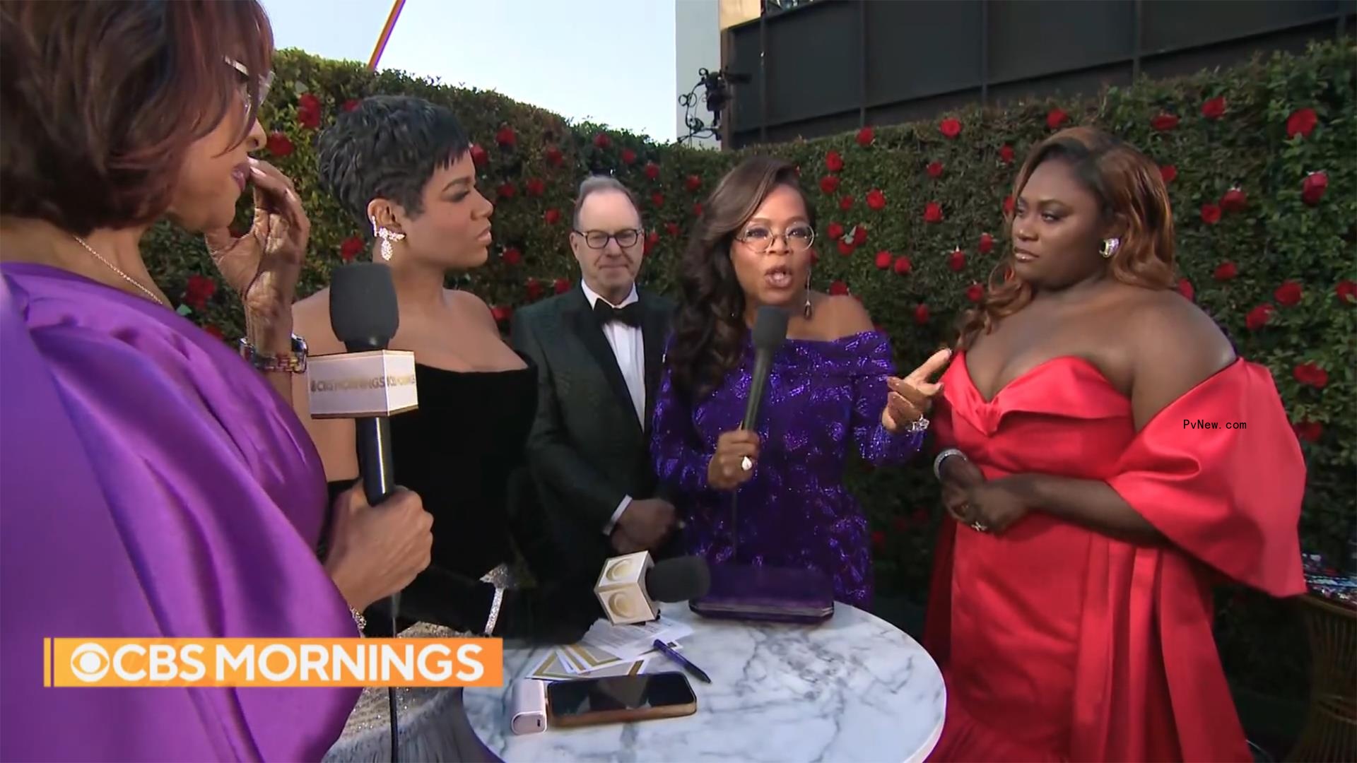 Gayle King, Fantasia Barrino, Oprah Winfrey and Danielle Brooks