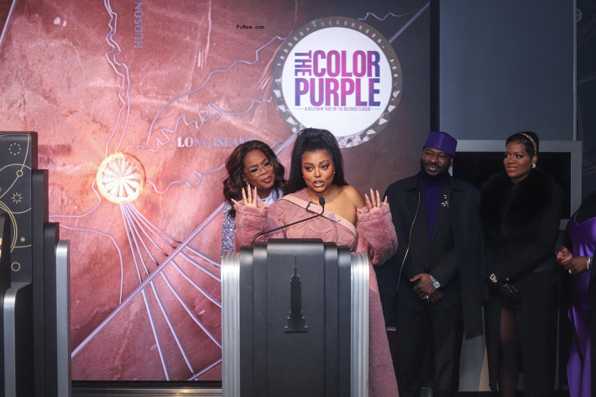 Oprah Winfrey and Taraji P. Henson