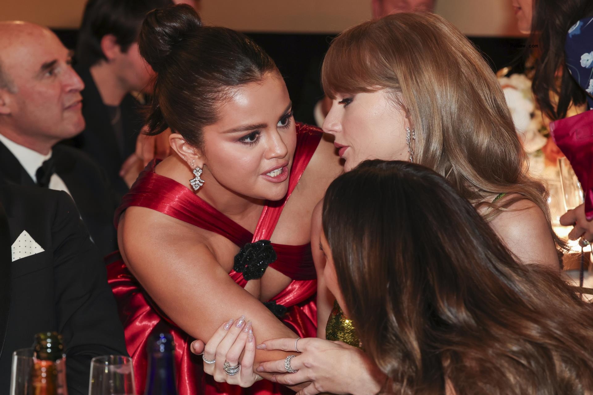 Selena Gomez, Keleigh Sperry and Taylor Swift.