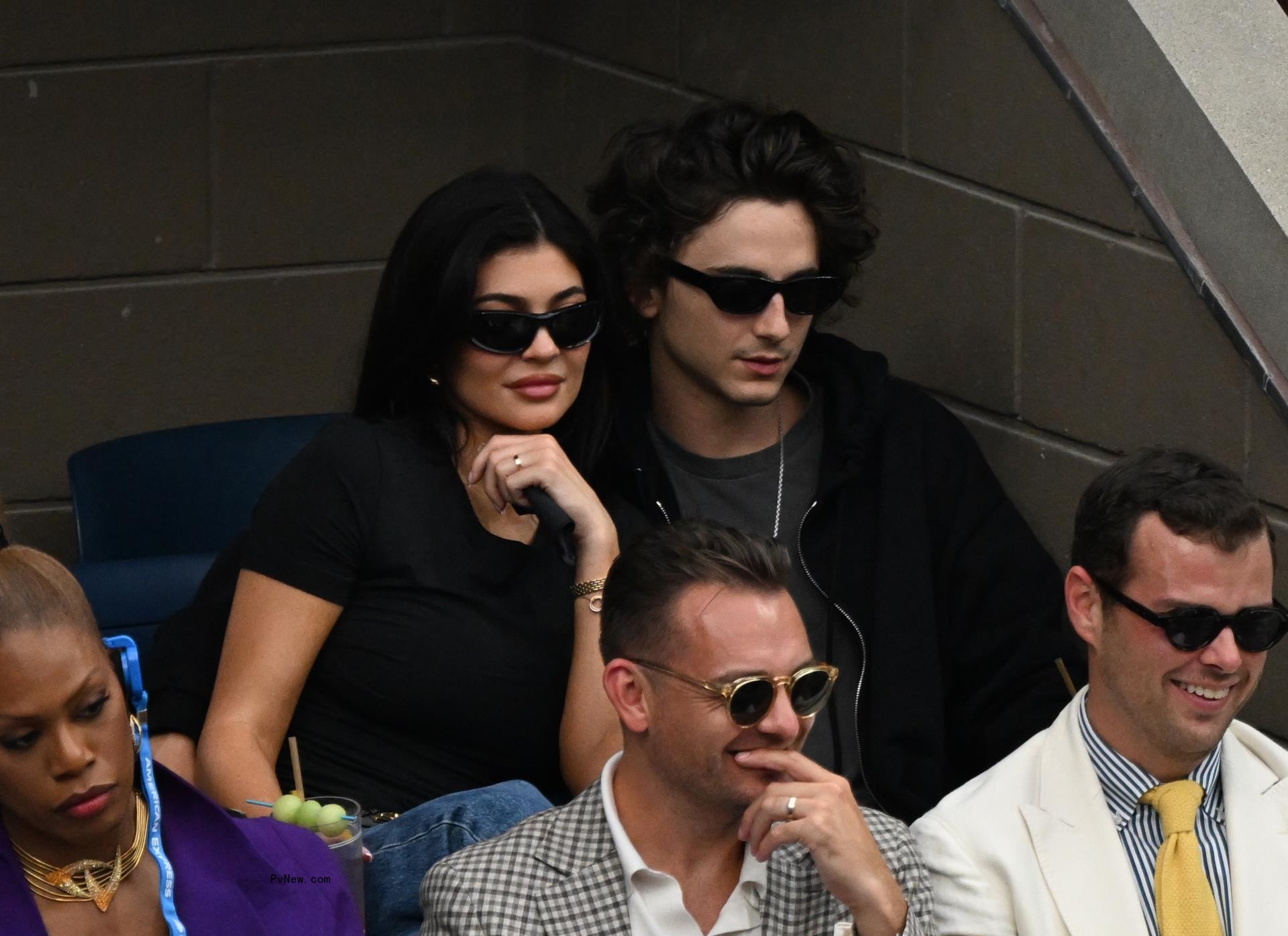 Kylie Jenner and Timothée Chalamet at the U.S. Open.