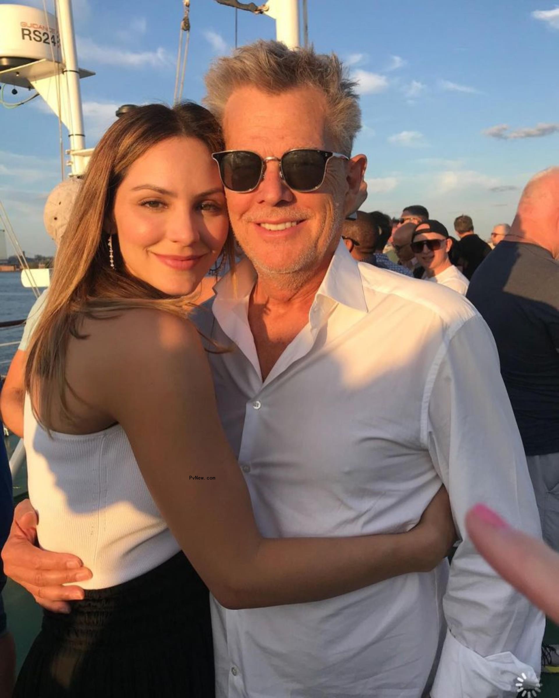 Katharine McPhee and David Foster