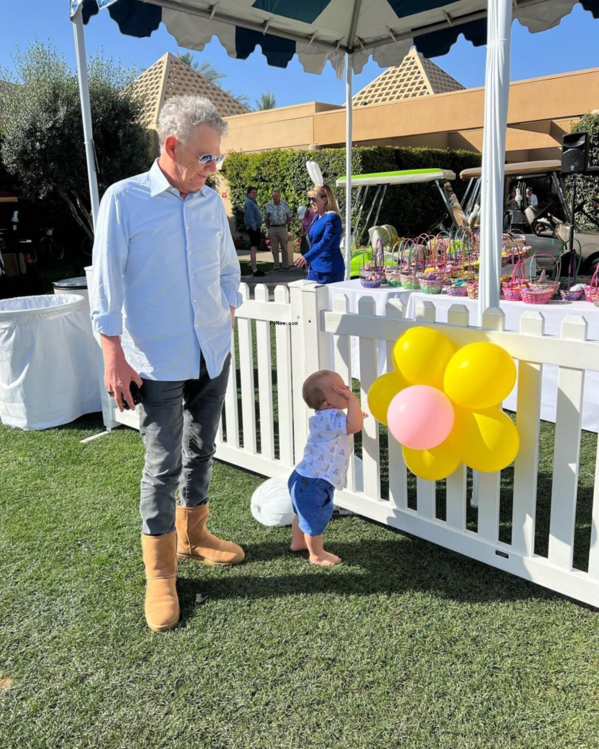 David Foster with son Rennie