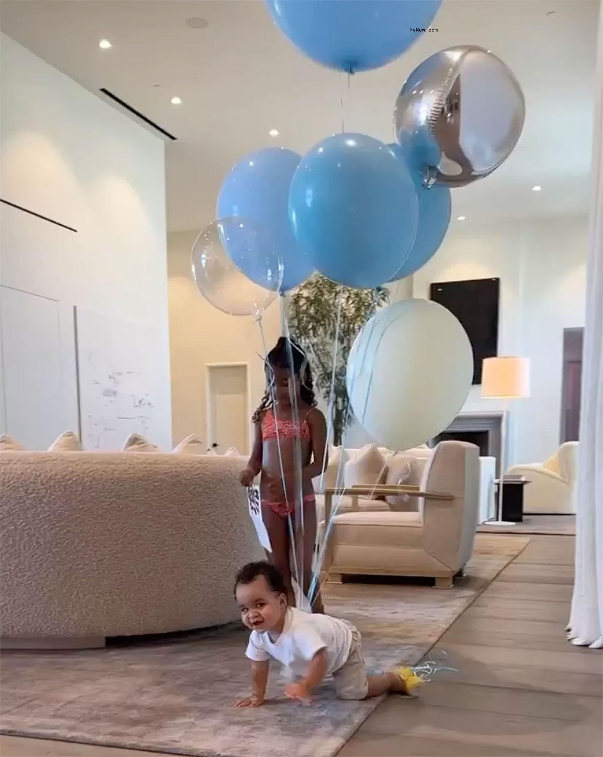 Tristan Thompson's son Tatum and daughter True