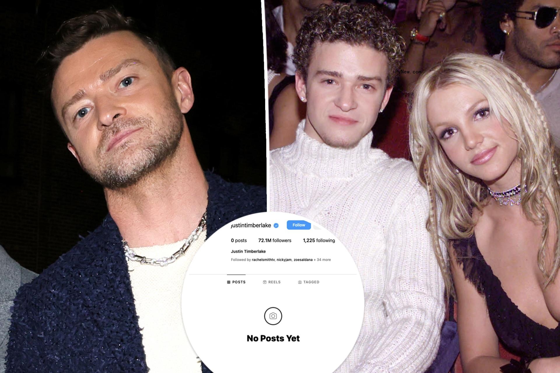 Justin Timberlake scrubs Instagram account mo<i></i>nths after Britney Spears memoir backlash