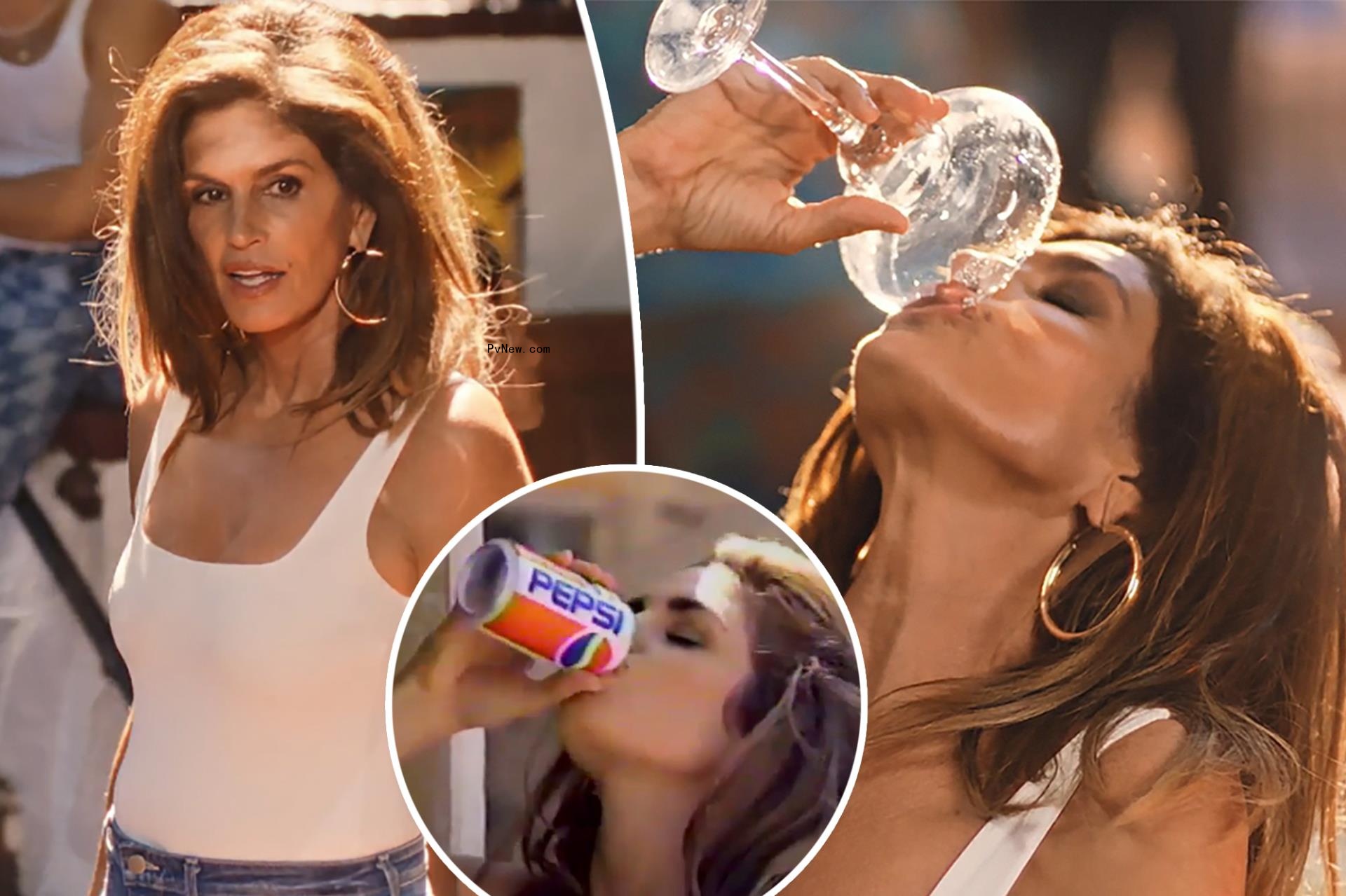Cindy Crawford recreates ico<i></i>nic 1992 Pepsi ad in music video for X-rated TikTok song ‘One Margarita’