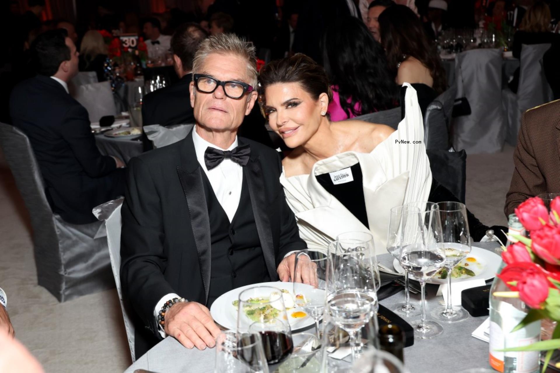 Harry Hamlin and Lisa Rinna