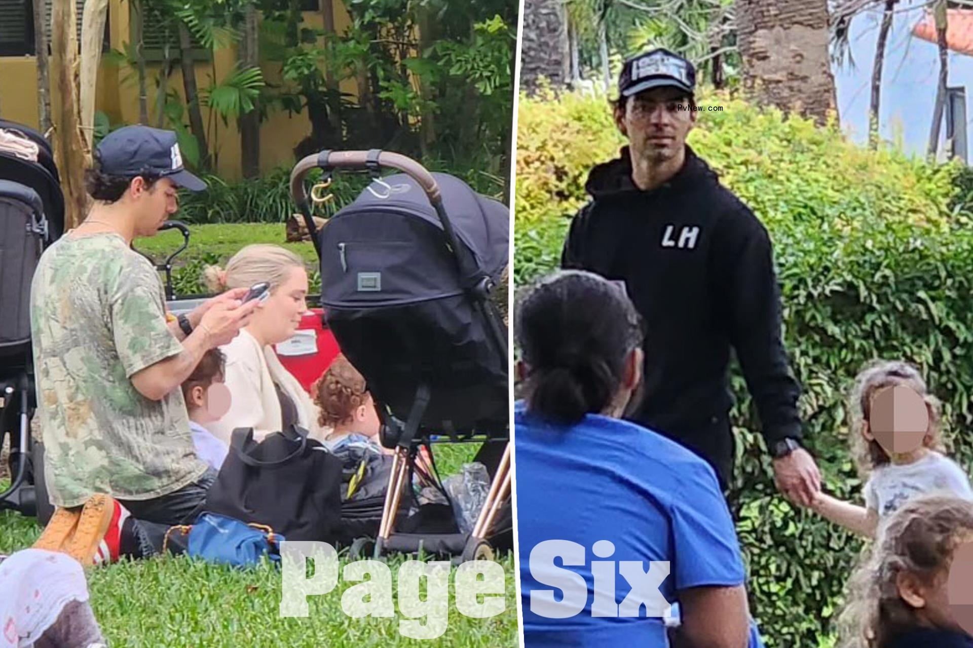 Joe Jo<i></i>nas takes daughters to Miami music class amid rumored romance with model Stormi Bree