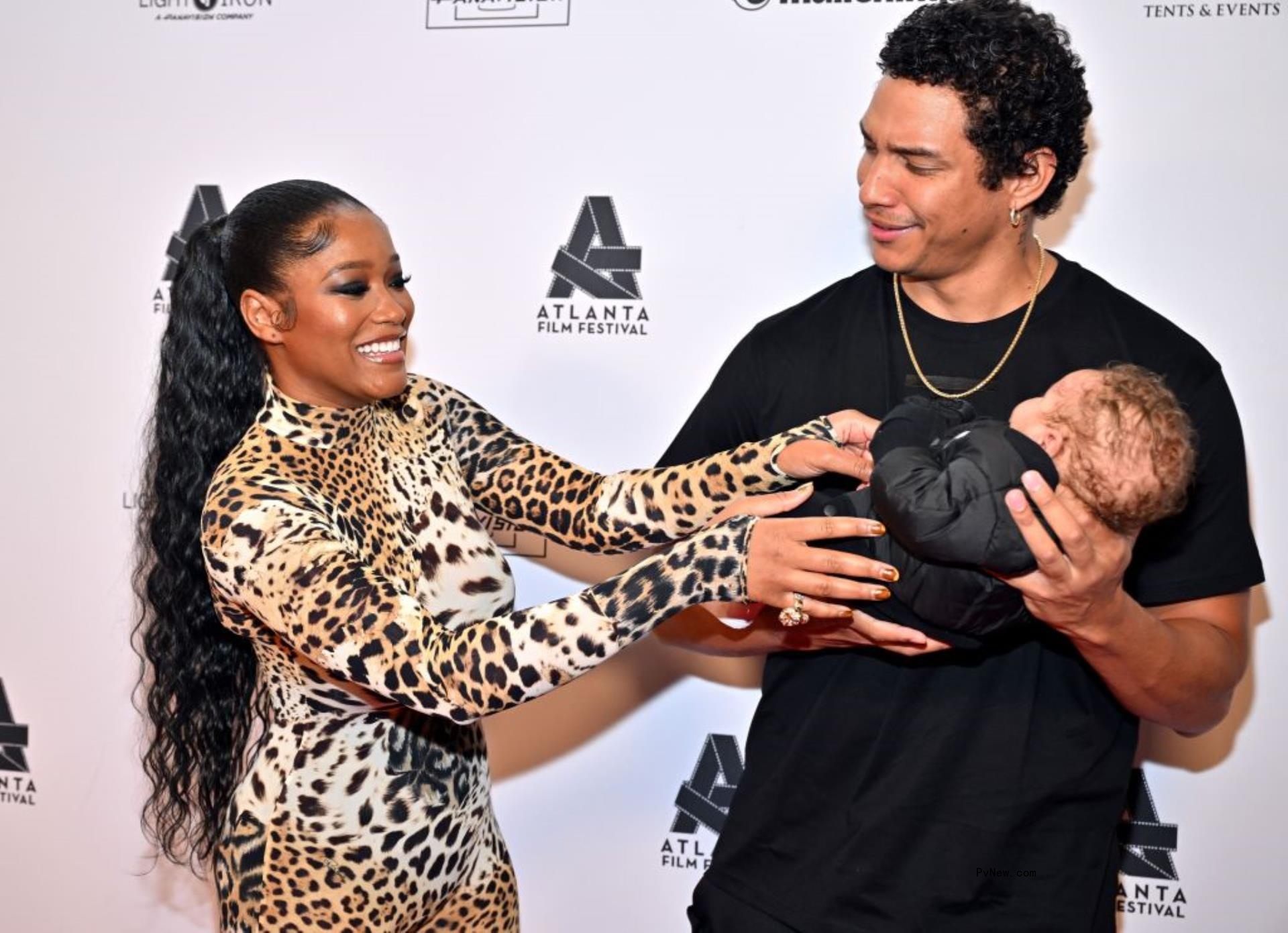 Keke Palmer, Leo Jackson, and Darius Jackson