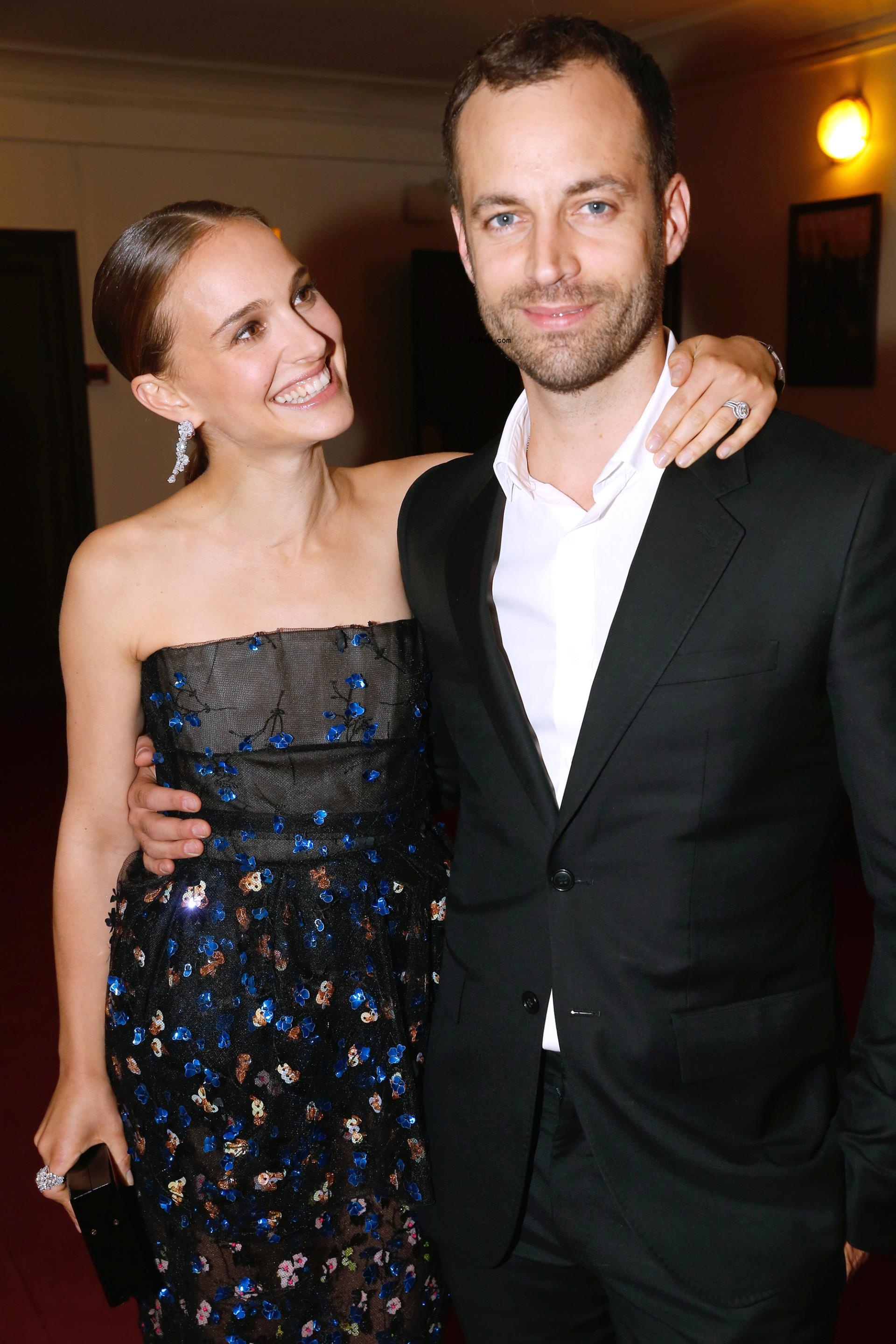 Natalie Portmand and Benjamin Millepied.