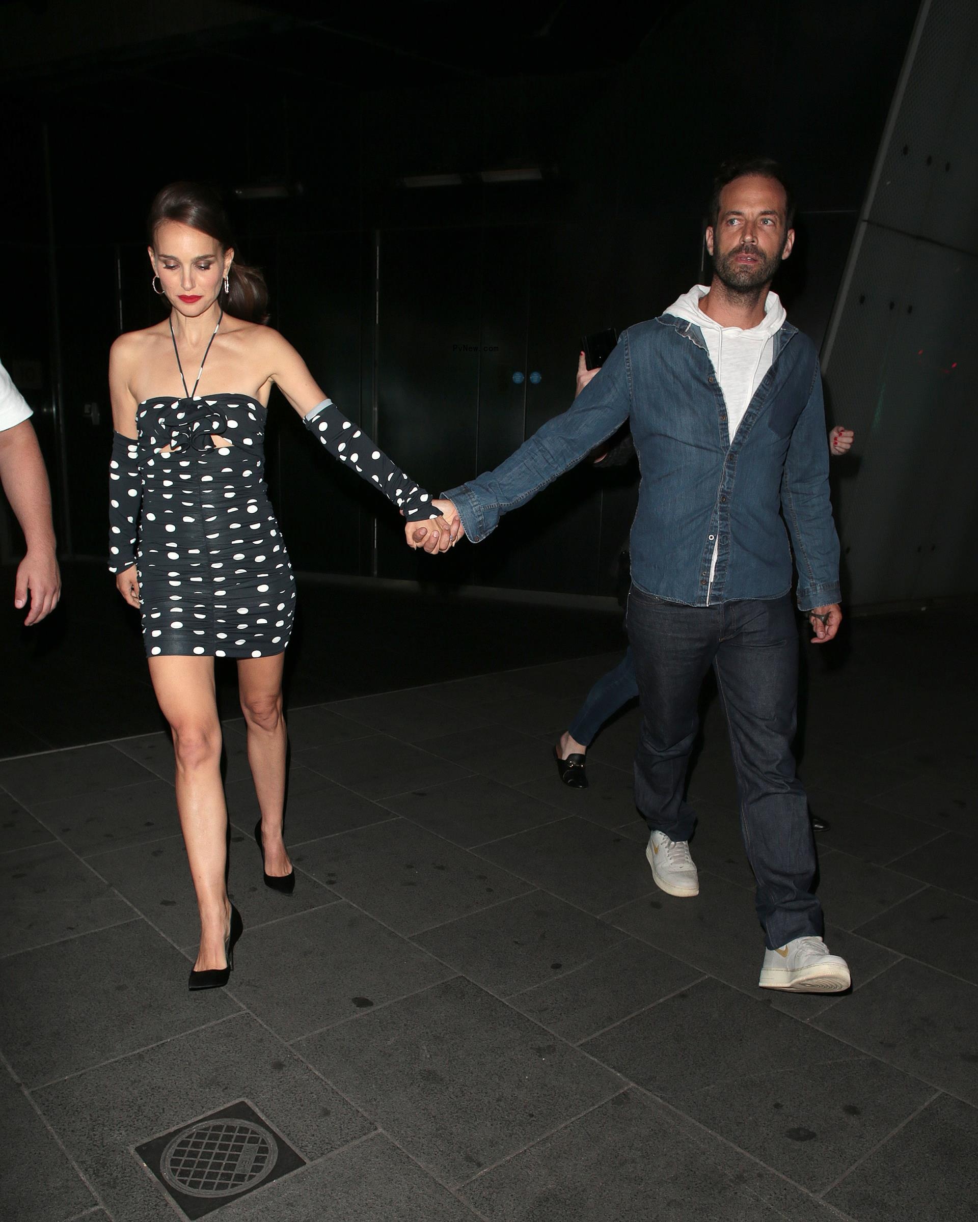 Natalie Portmand and Benjamin Millepied.