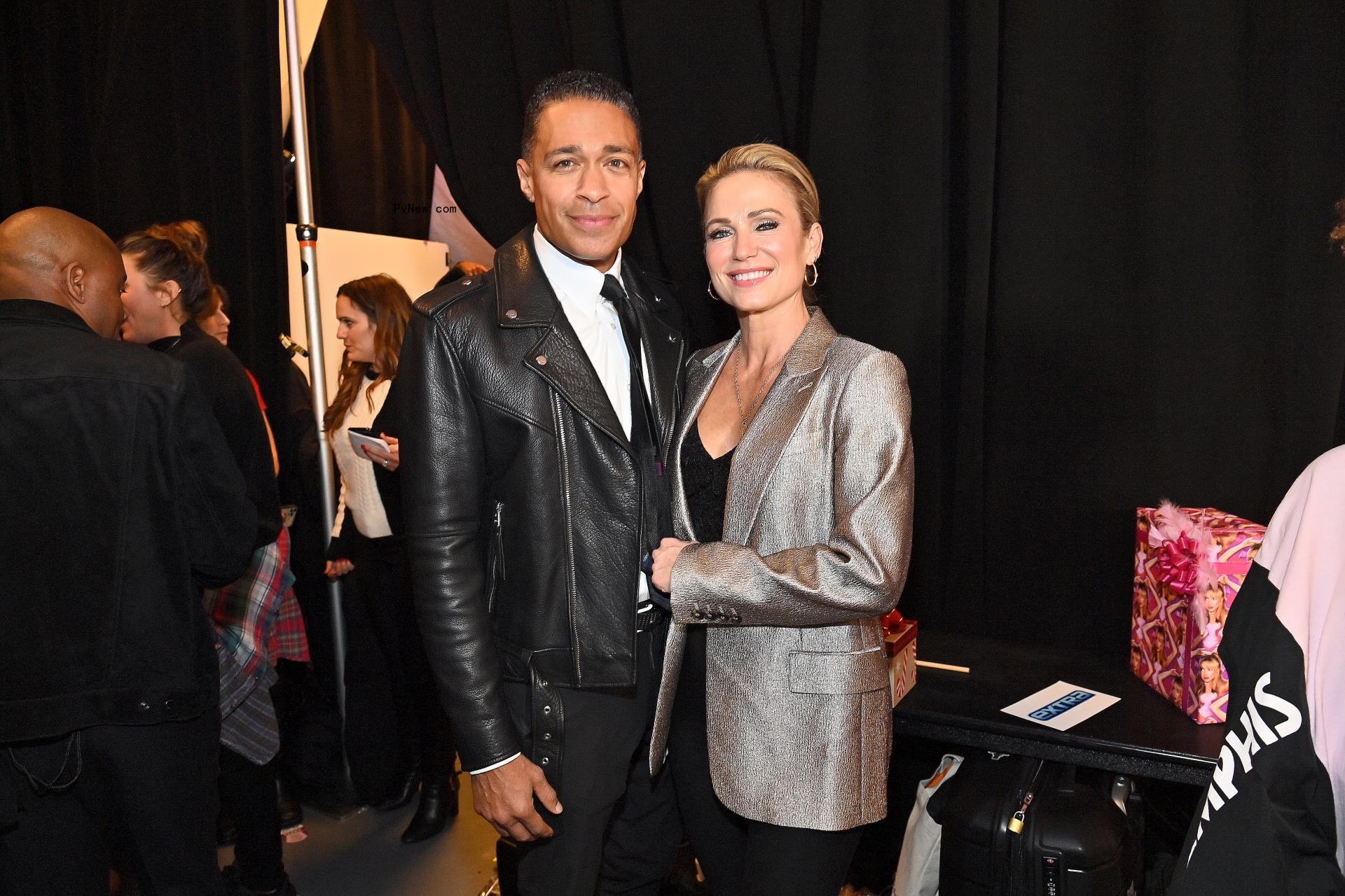 T.J. Holmes and Amy Robach