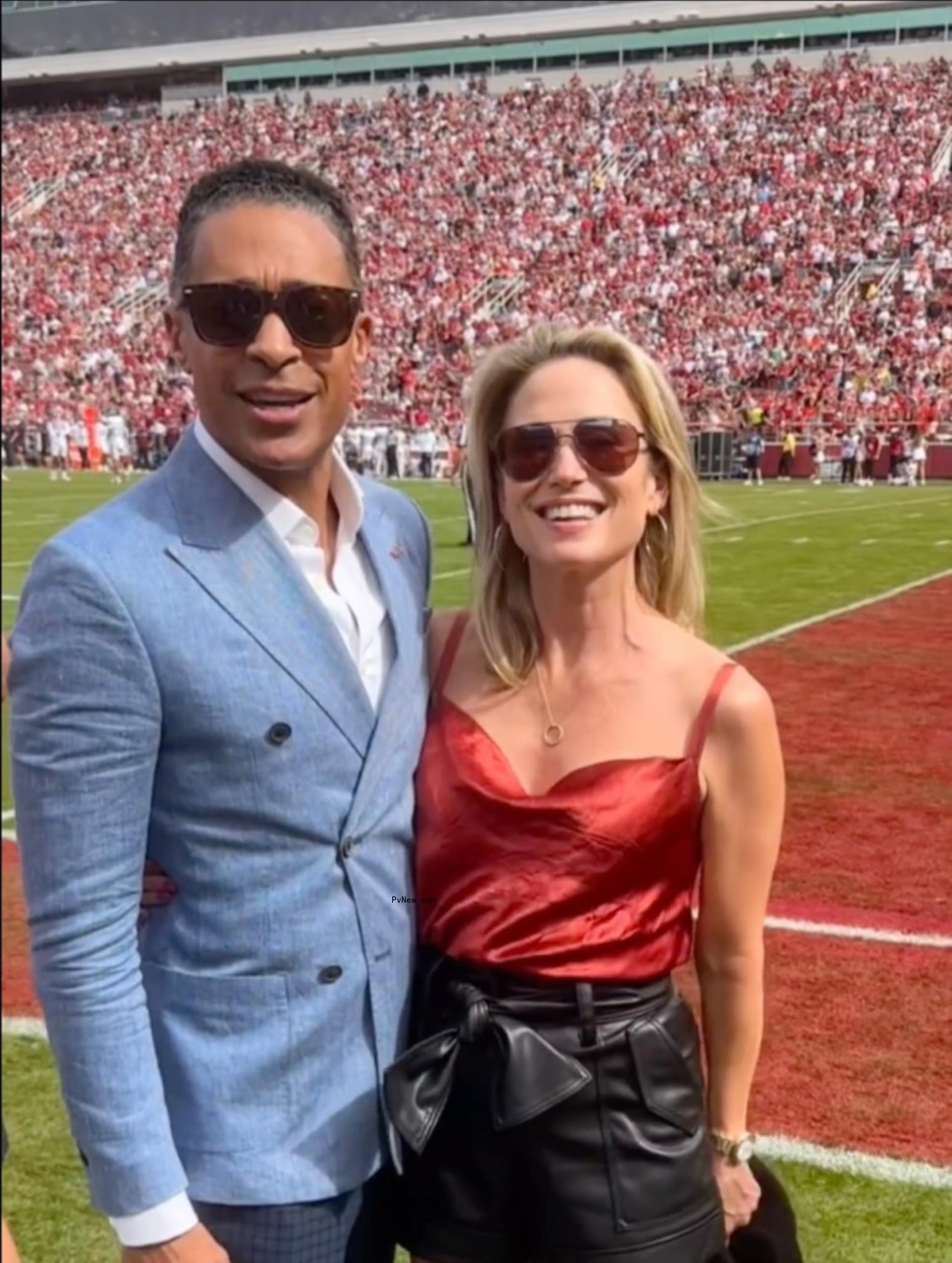 Amy Robah and T.J. Holmes