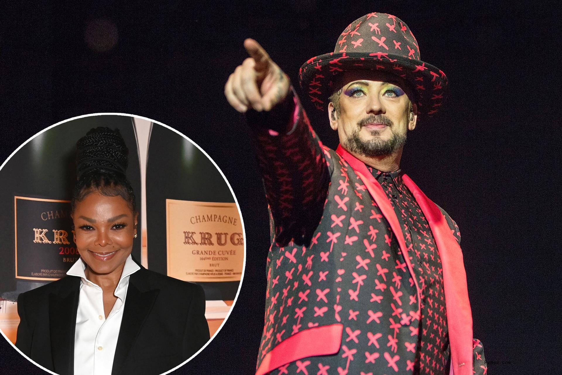 Boy George told Janet Jackson to ‘be nice’ after she snubbed him — but she did it two more times: ‘Looked straight through me’
