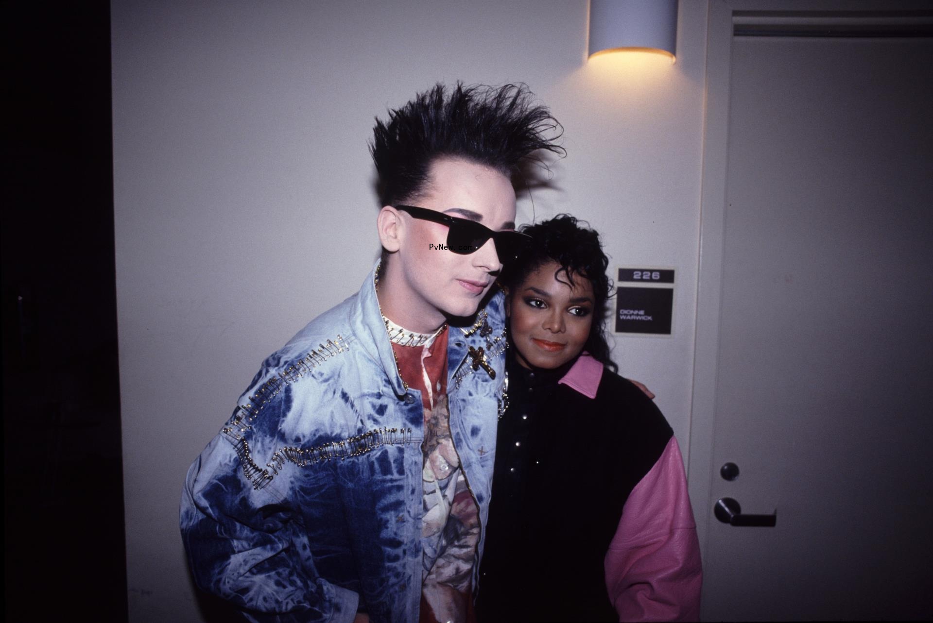 Boy George and Janet Jackson.