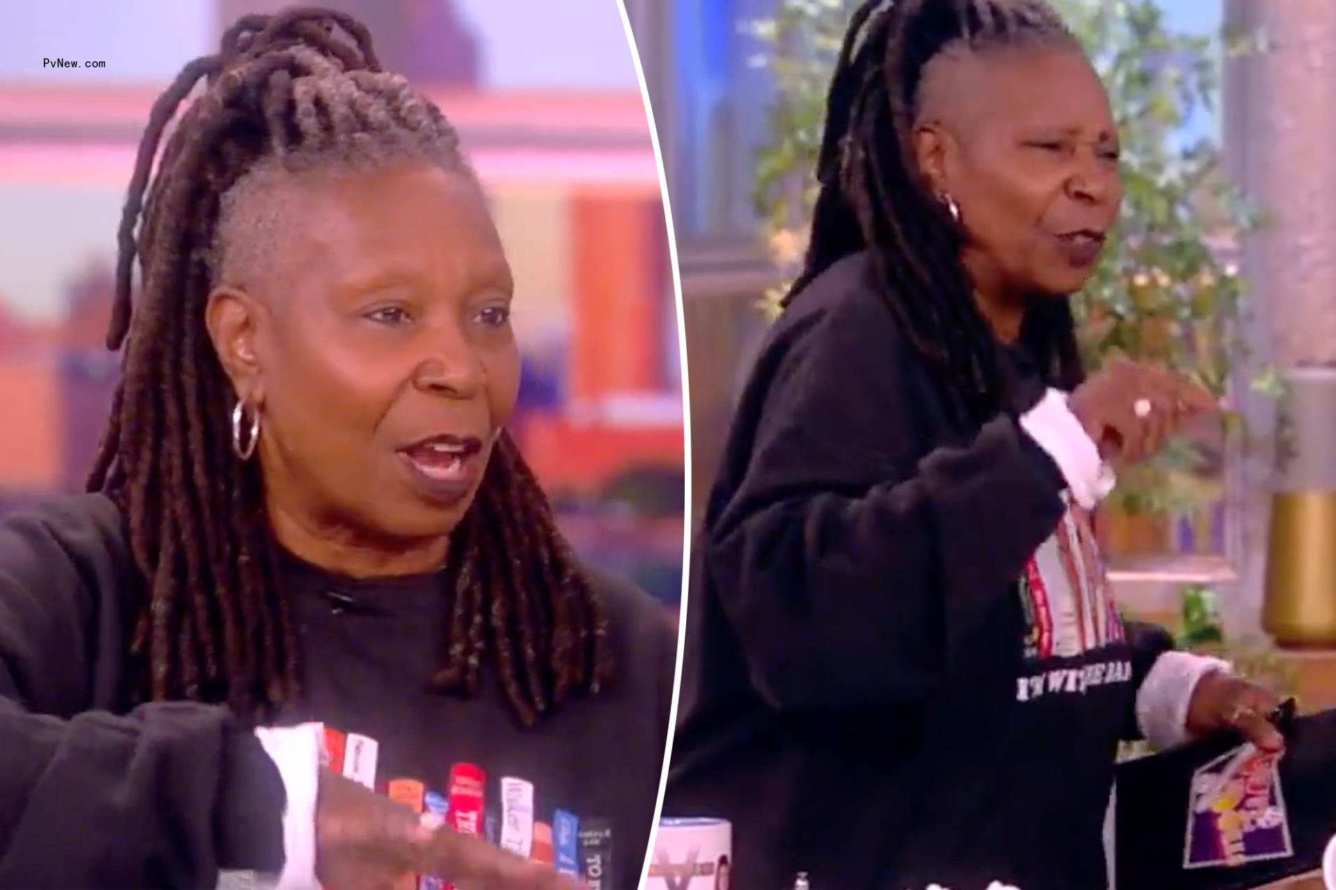 Whoopi Goldberg walks off ‘The View’ set during awkward co<i></i>nversation a<i></i>bout foot fetishes
