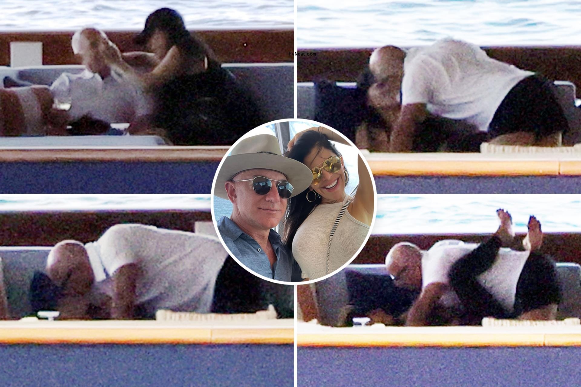 Jeff Bezos climbs on top of fiancée Lauren Sánchez during romp on his $500M yacht