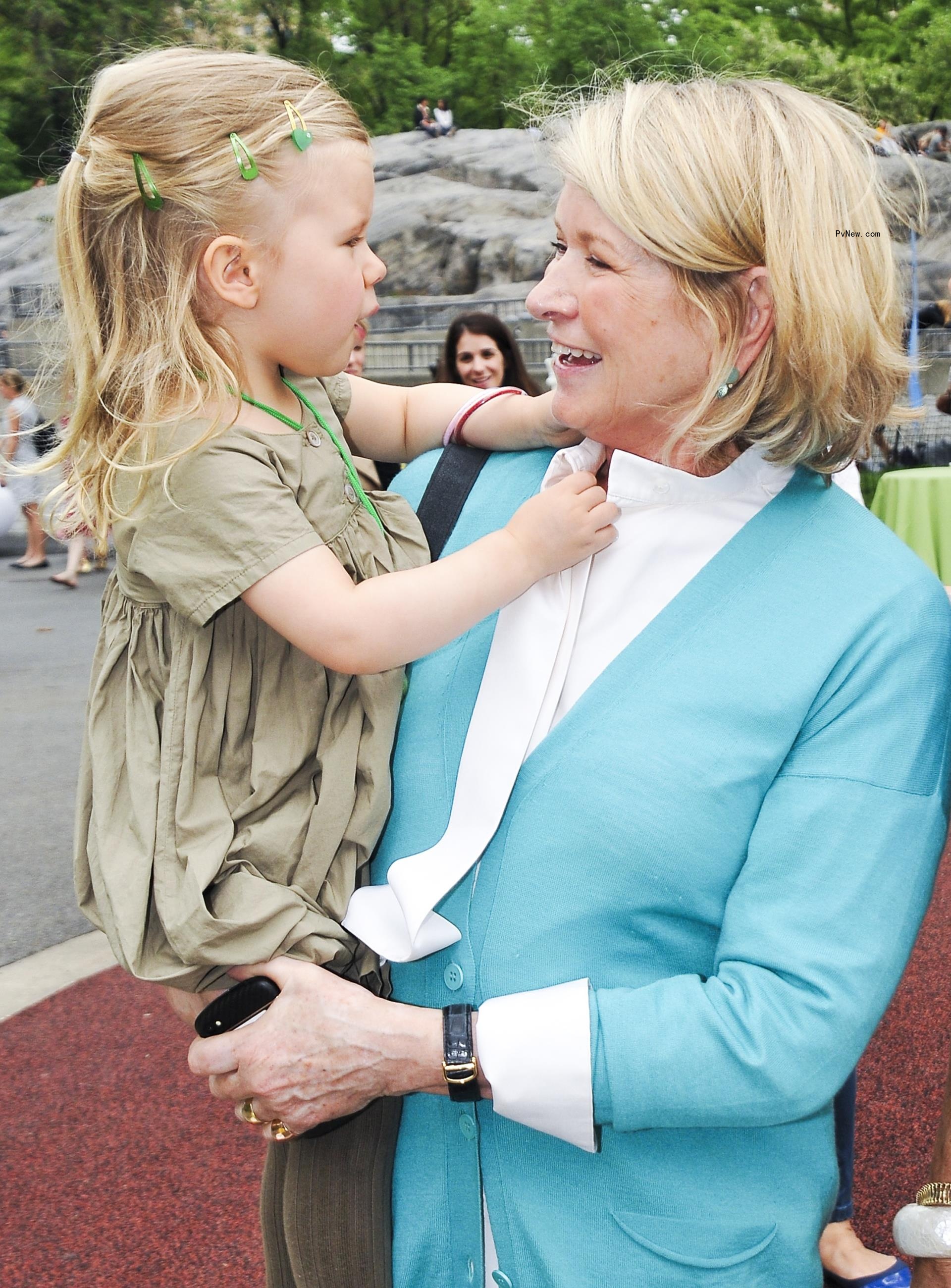 Martha Stewart with her granddaughter Jude