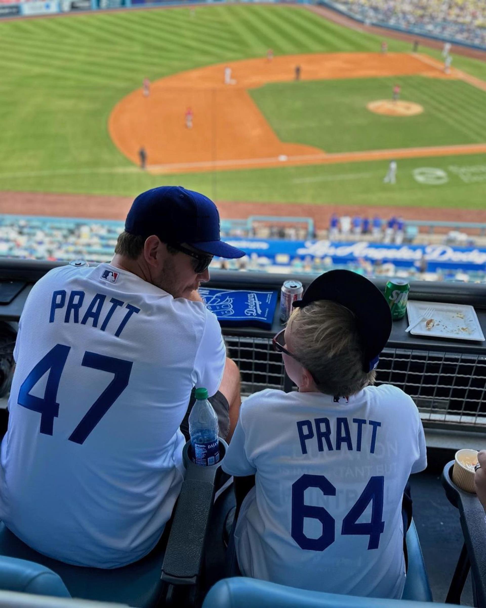 Chris Pratt and his son, Jack.