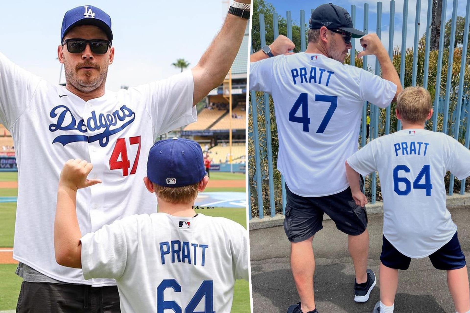 Chris Pratt bo<i></i>nds with his and Anna Faris’ 10-year-old son, Jack, in rare photos