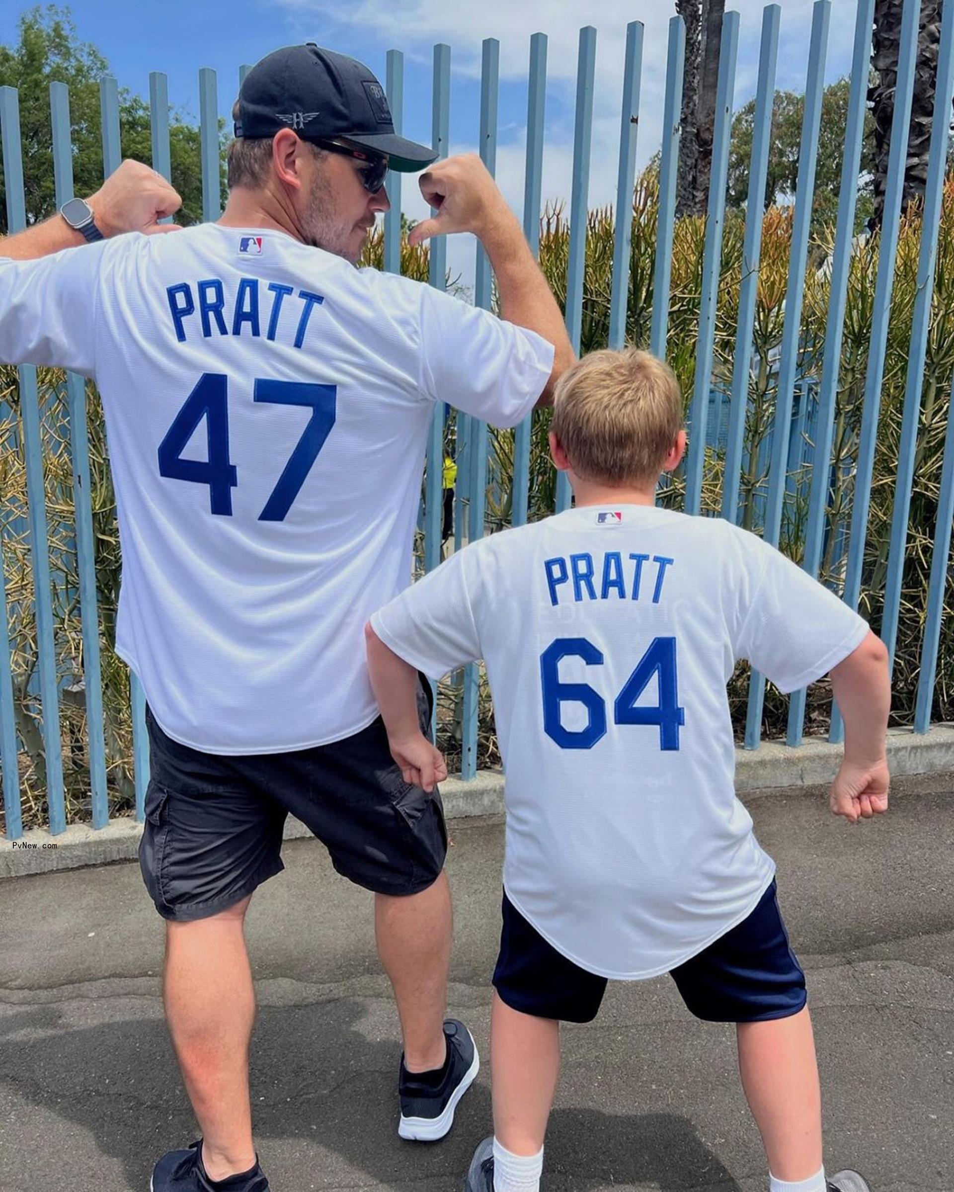 Chris Pratt and his son, Jack.